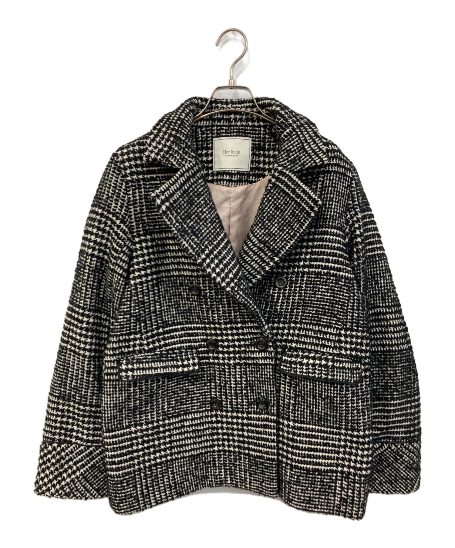 中古・古着通販】Her lip to (ハーリップトゥ) Hemingway Check Tweed
