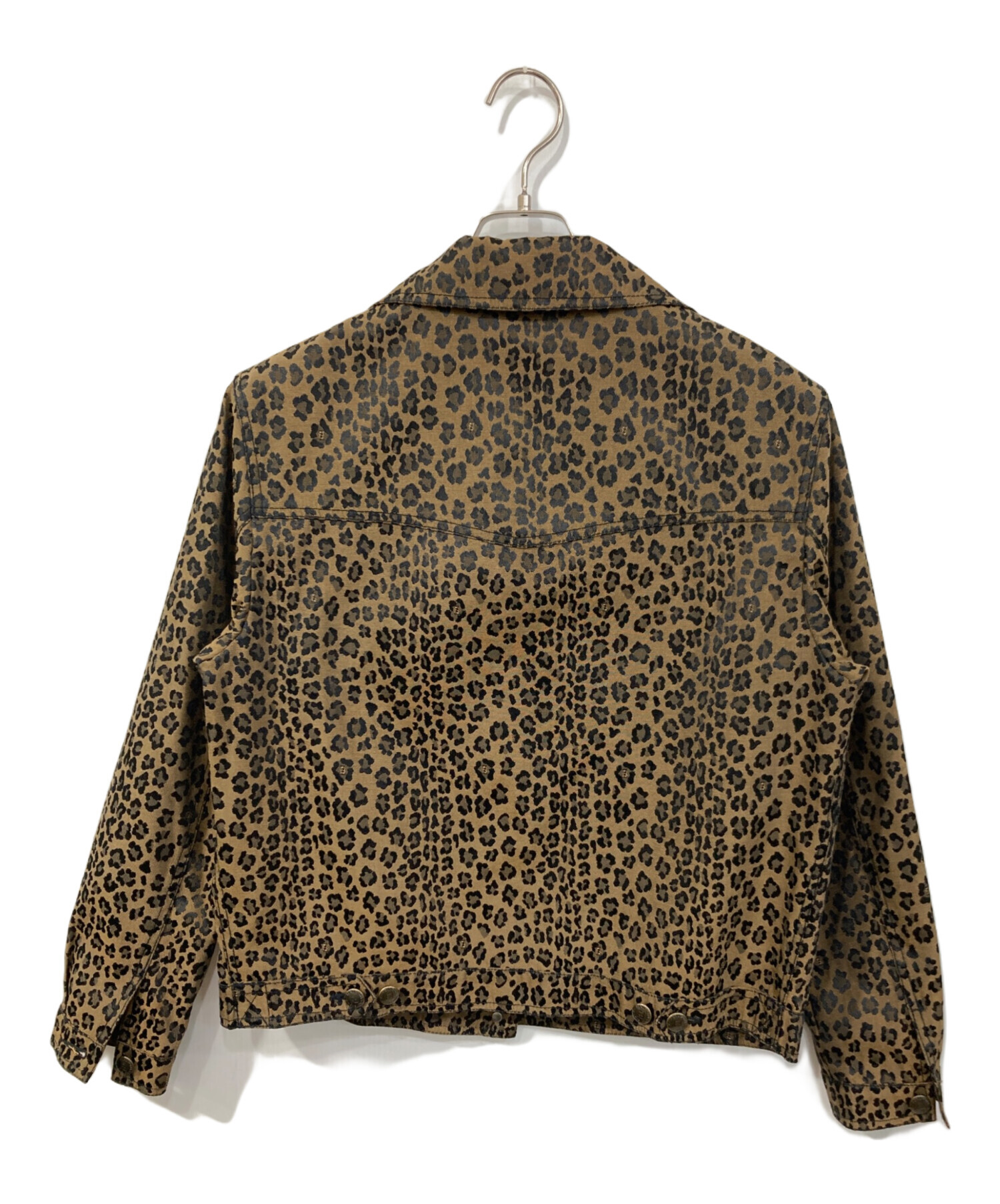 中古・古着通販】FENDI (フェンディ) レオパード柄ジャケット ブラウン 