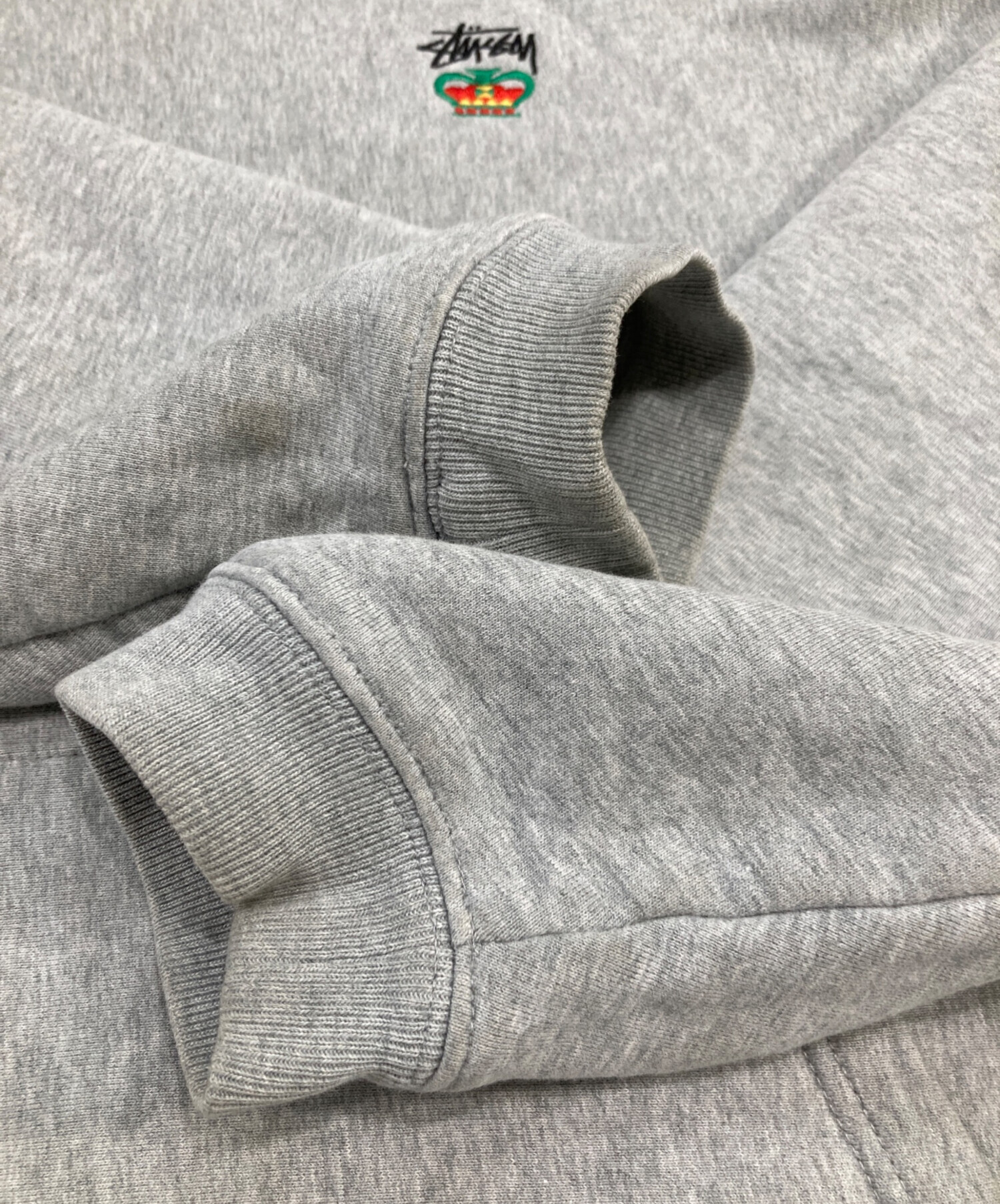 中古・古着通販】stussy (ステューシー) プルオーバーパーカー グレー