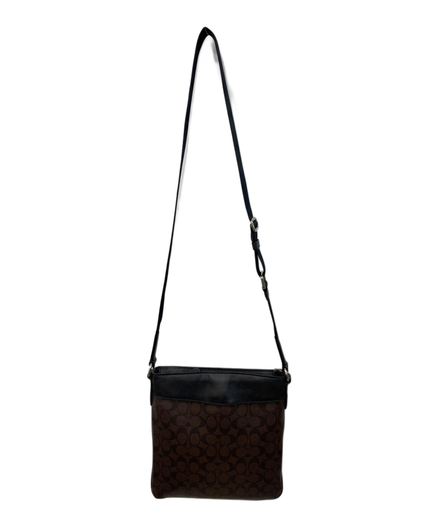 中古・古着通販】COACH (コーチ) シグネチャーショルダーバッグ 