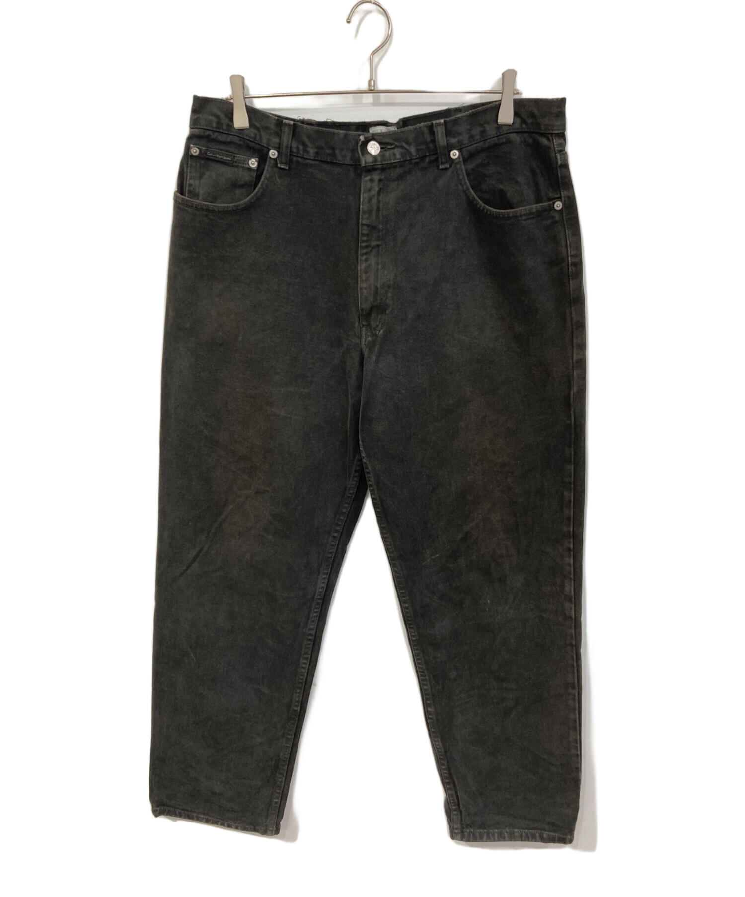 中古・古着通販】Calvin Klein (カルバンクライン) ブラックデニム 