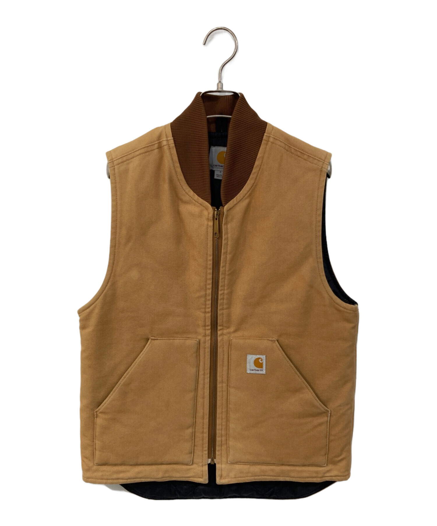 中古・古着通販】CarHartt (カーハート) ダックベスト ベージュ サイズ