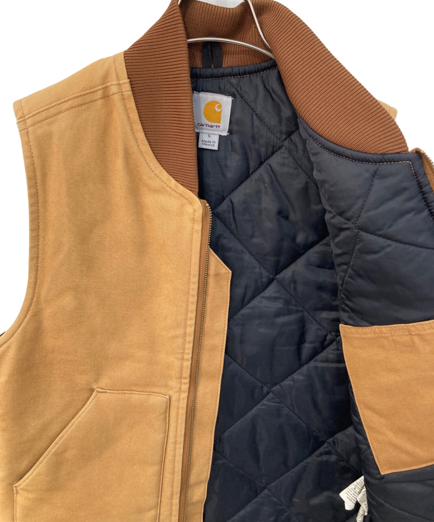 中古・古着通販】CarHartt (カーハート) ダックベスト ベージュ サイズ