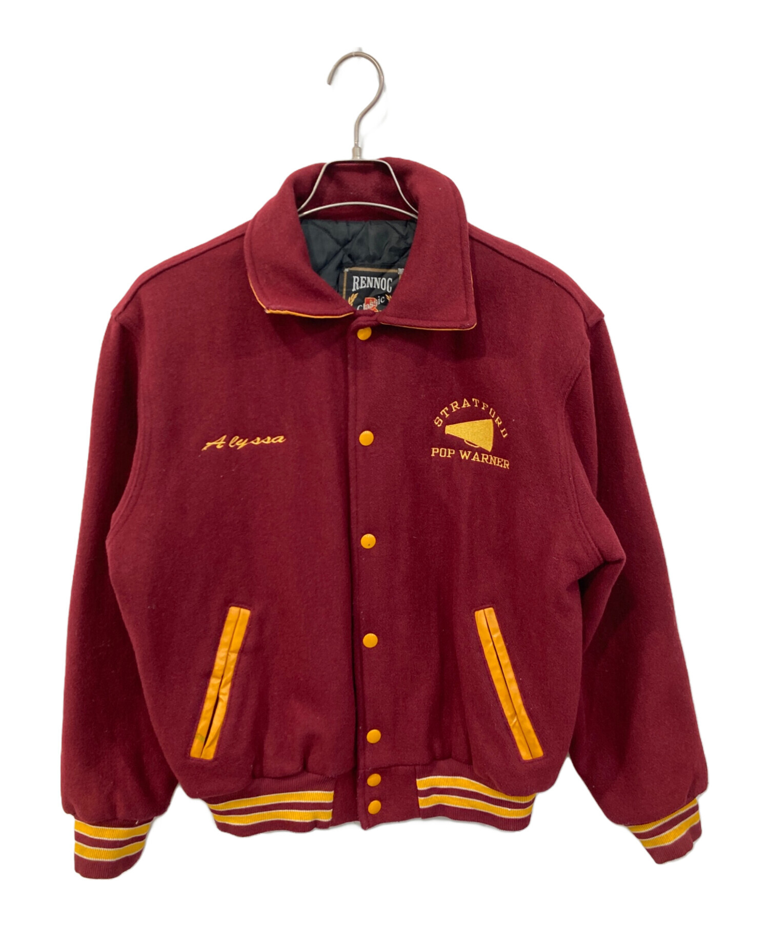 中古・古着通販】Rennoc (レノック) スタジャン レッド サイズ:SIZE S