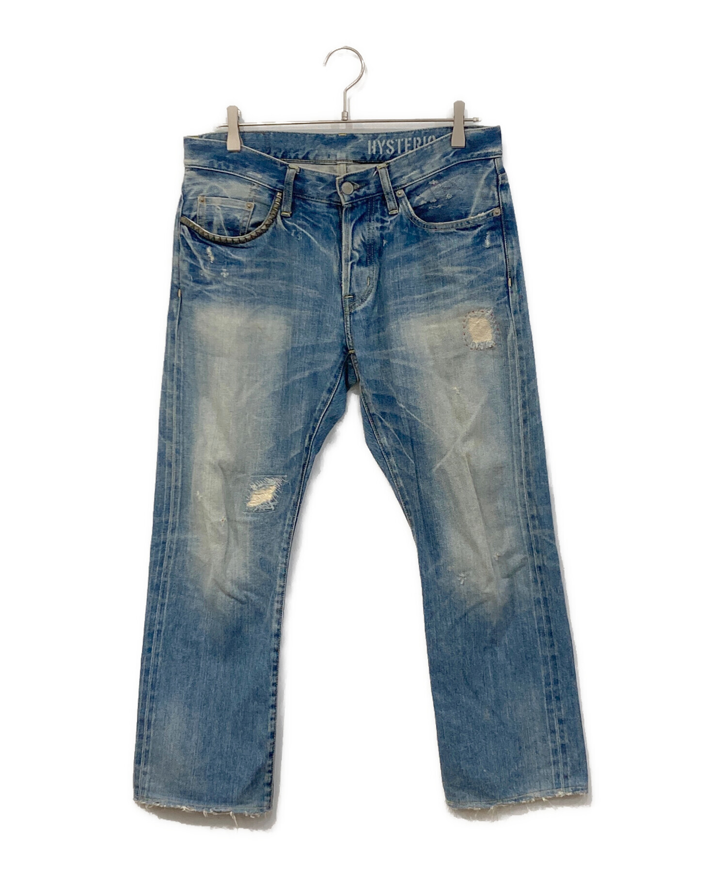 HYSTERIC GLAMOUR デニムパンツ　スタッズ　スキニー 中古・古着通販】Hysteric Glamour (ヒステリックグラマー) スタッズ