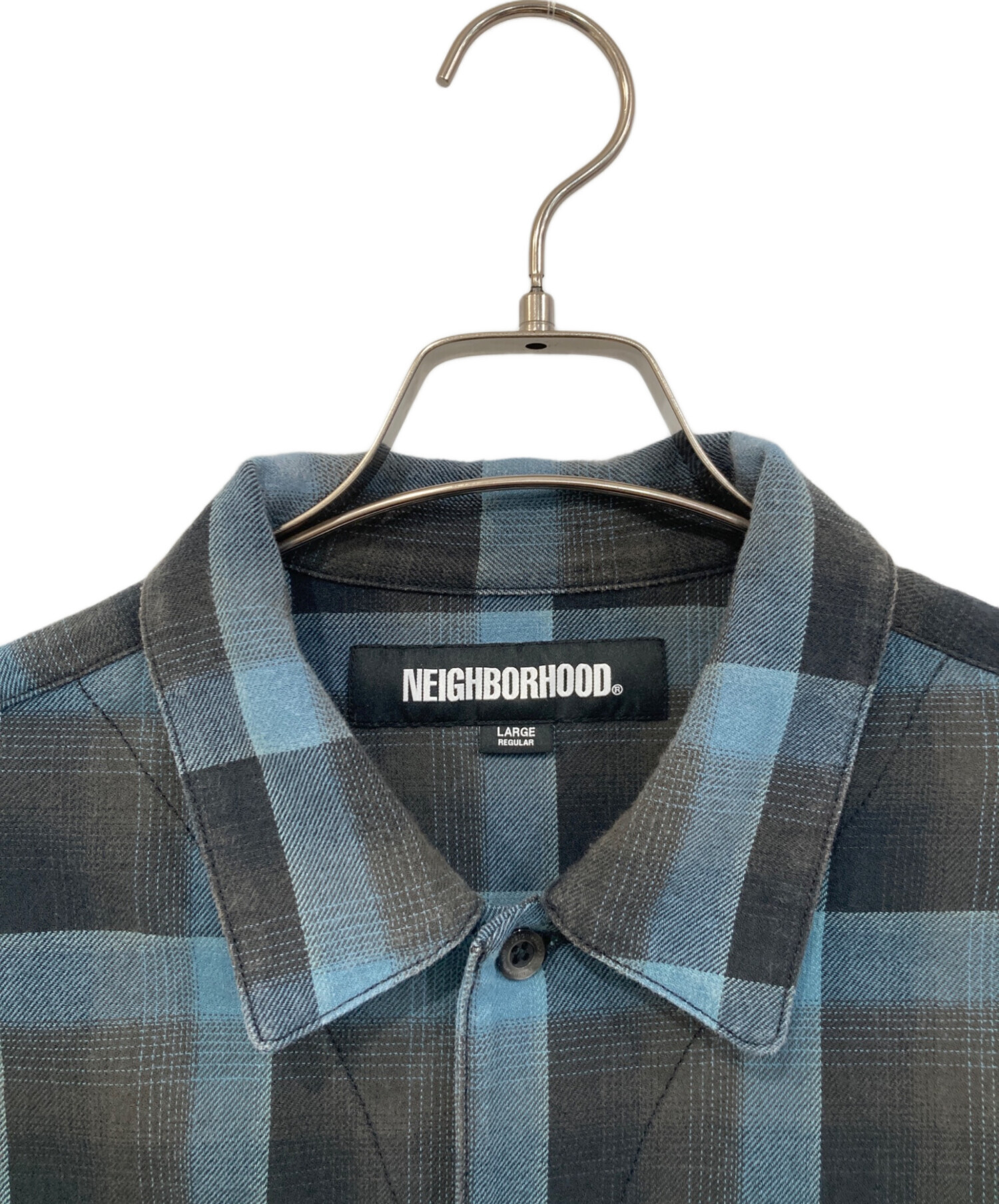 NEIGHBORHOOD ネルシャツ 00年代 初期 オンブレチェック 中古・古着通販】NEIGHBORHOOD (ネイバーフッド) HALF HOMBRE CHECK