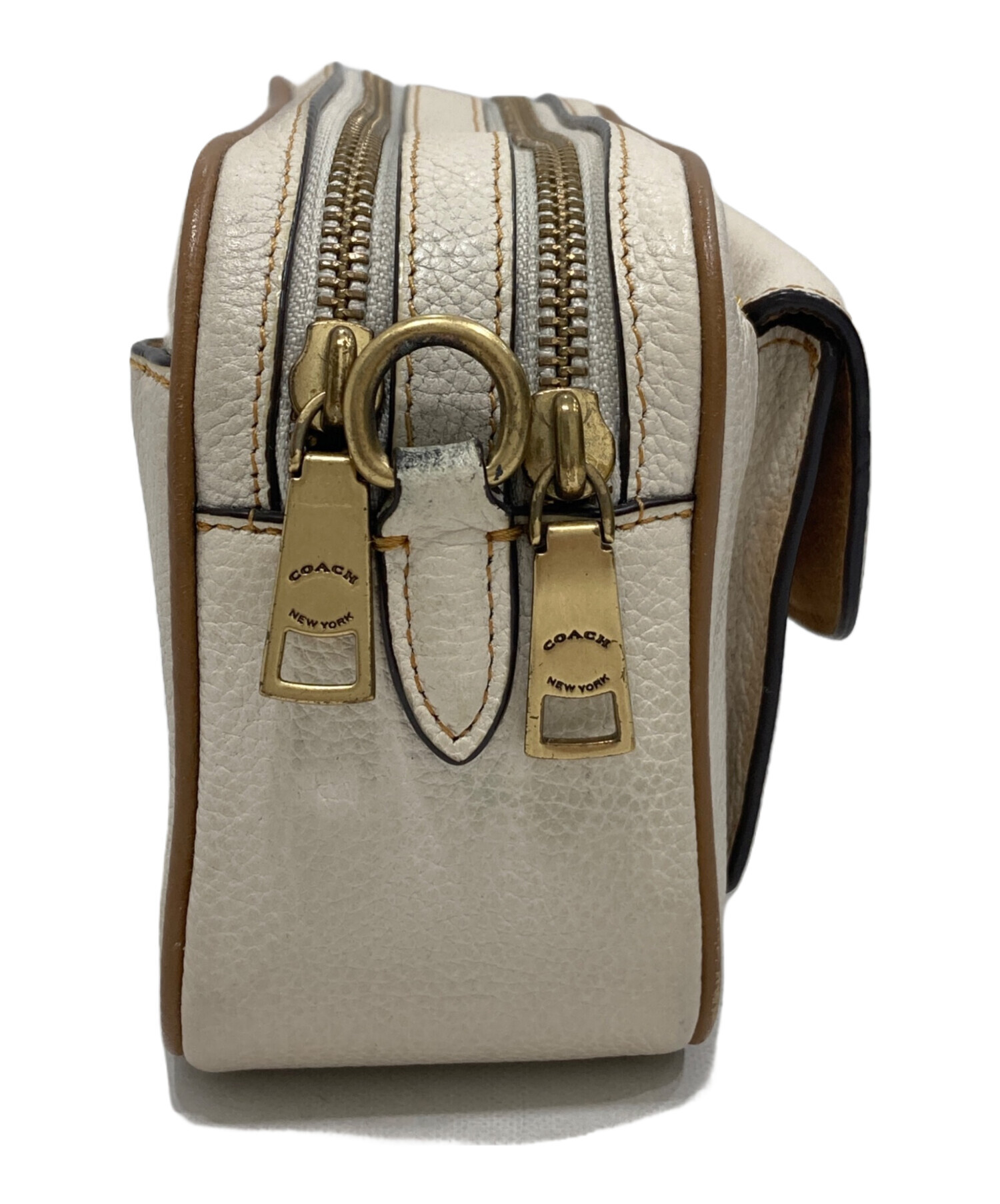 中古・古着通販】COACH (コーチ) ウィロウ カメラバッグ アイボリー