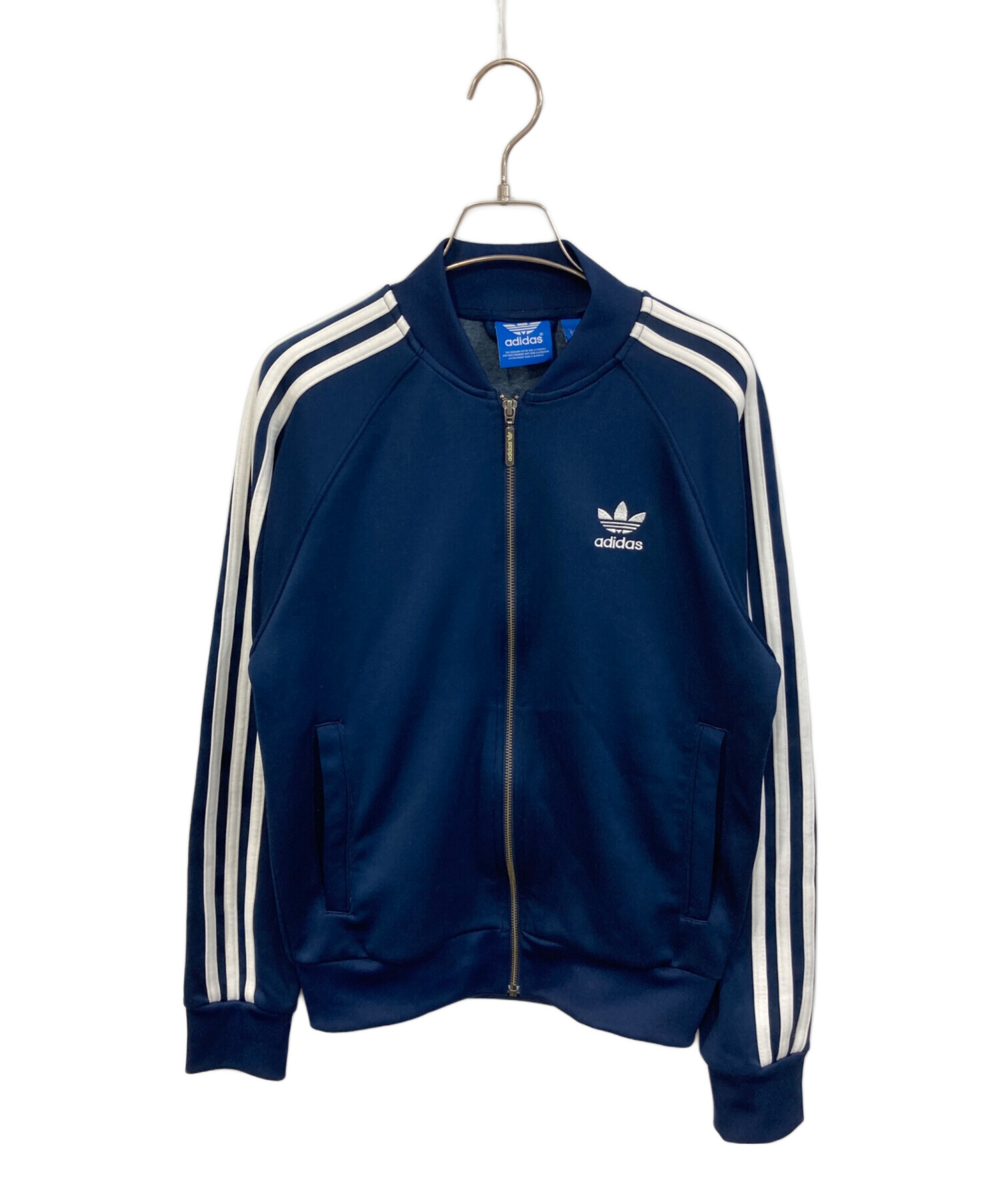 中古・古着通販】adidas (アディダス) トラックジャケット ネイビー