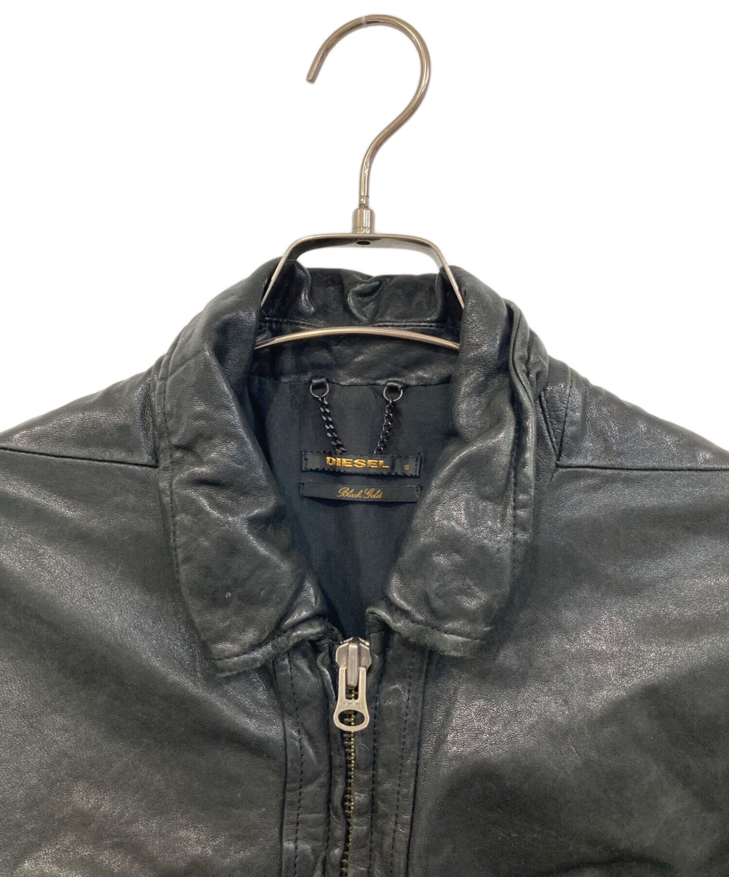 中古・古着通販】DIESEL (ディーゼル) ディアスキンレザージャケット
