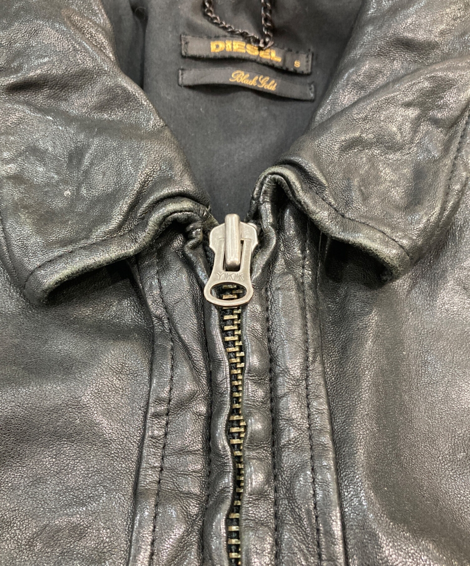 中古・古着通販】DIESEL (ディーゼル) ディアスキンレザージャケット