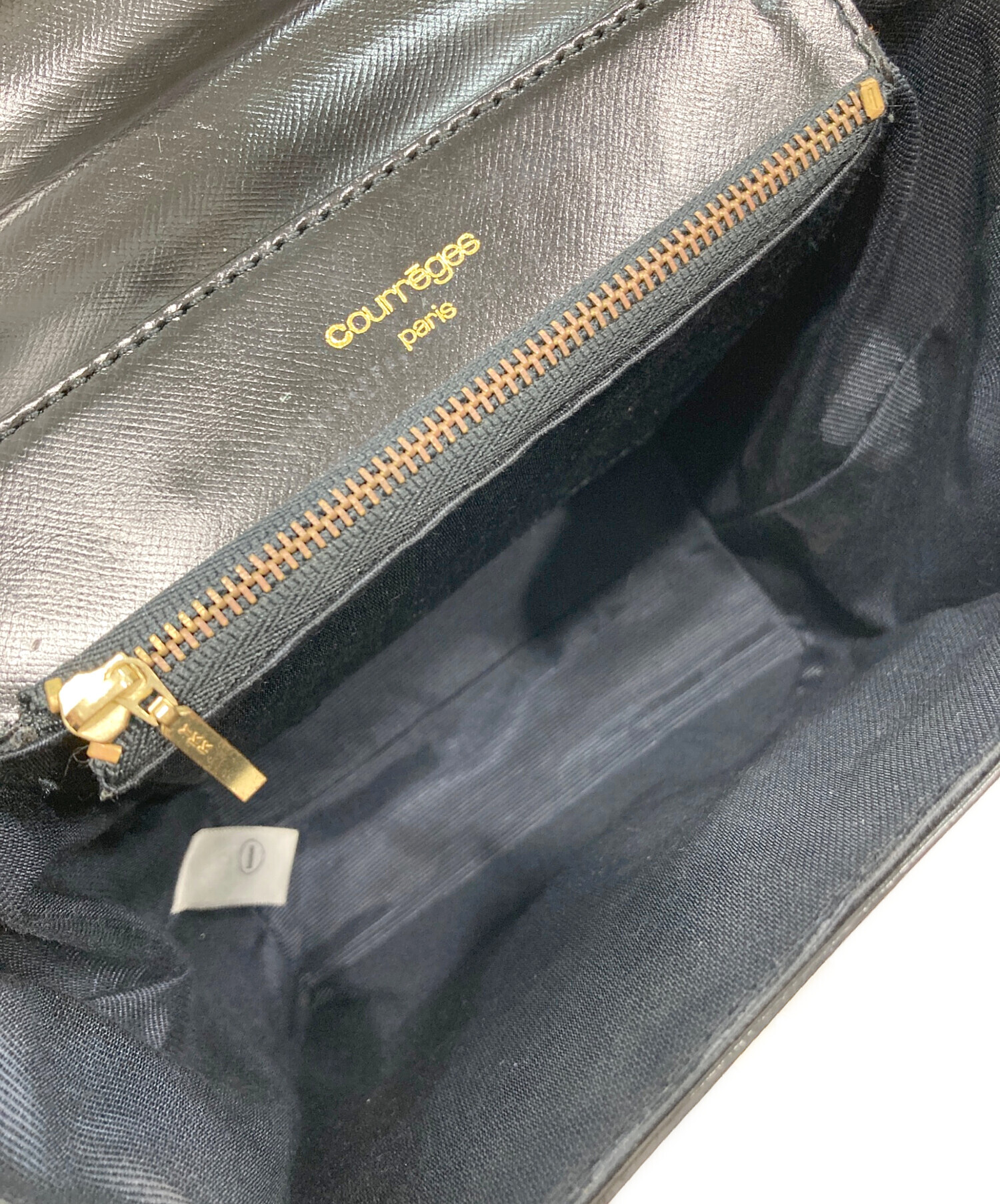 中古・古着通販】courreges (クレージュ) スクエアロゴ2WAYバッグ