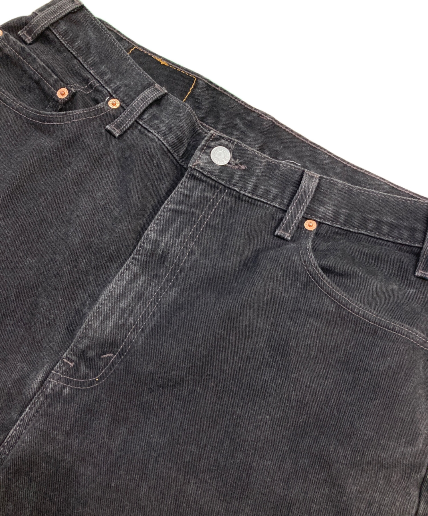中古・古着通販】LEVI'S (リーバイス) 505 ブラックデニムパンツ