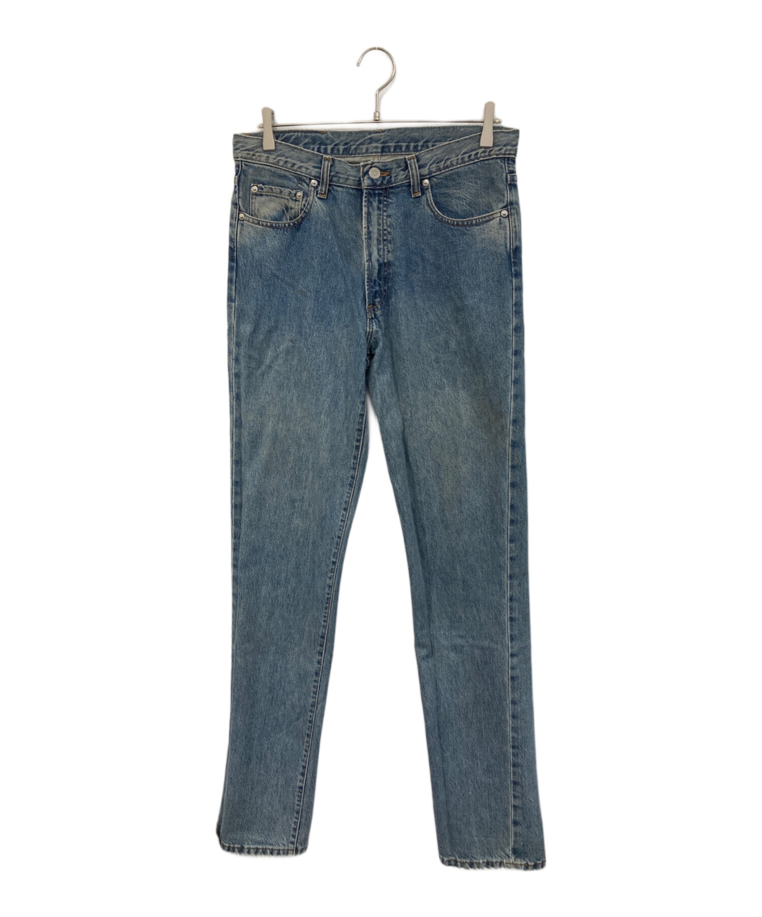 RRL ストレートデニムパンツ インディゴ 中古 中古・古着通販】RRL (ダブルアールエル) デニムパンツ インディゴ