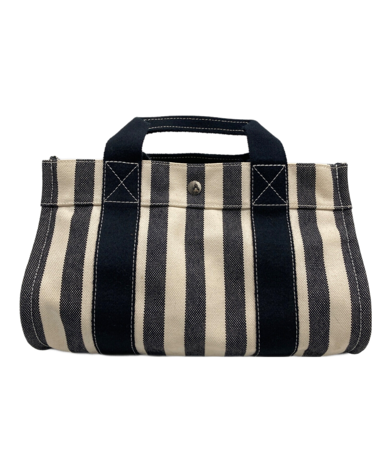 中古・古着通販】HERMES (エルメス) カンヌ キャンバストートバッグ