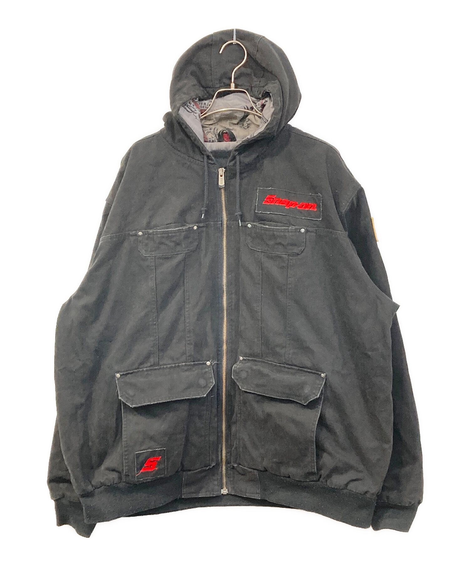 中古・古着通販】SNAP-ON (スナップオン) ダックジャケット ブラック