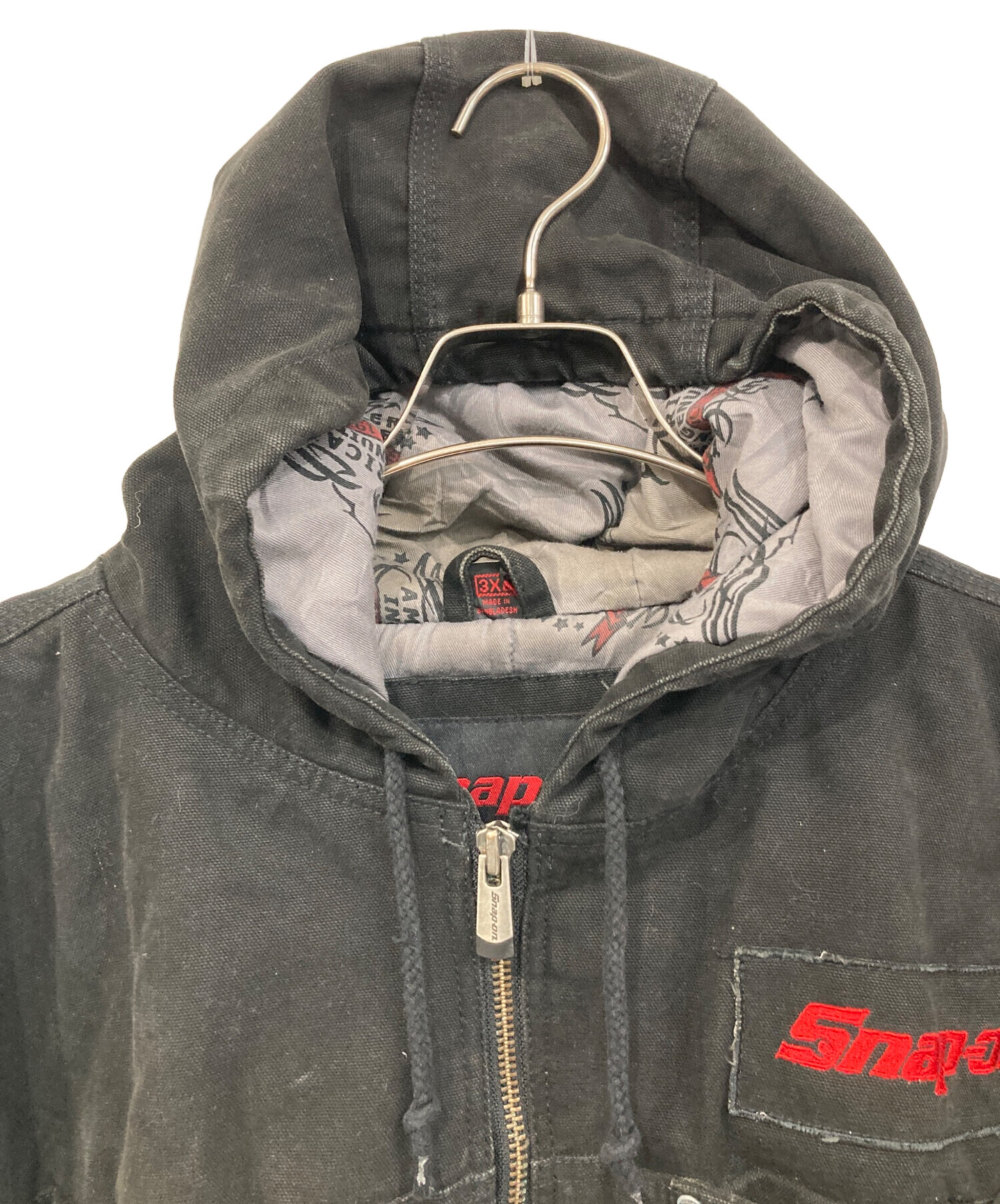 中古・古着通販】SNAP-ON (スナップオン) ダックジャケット ブラック