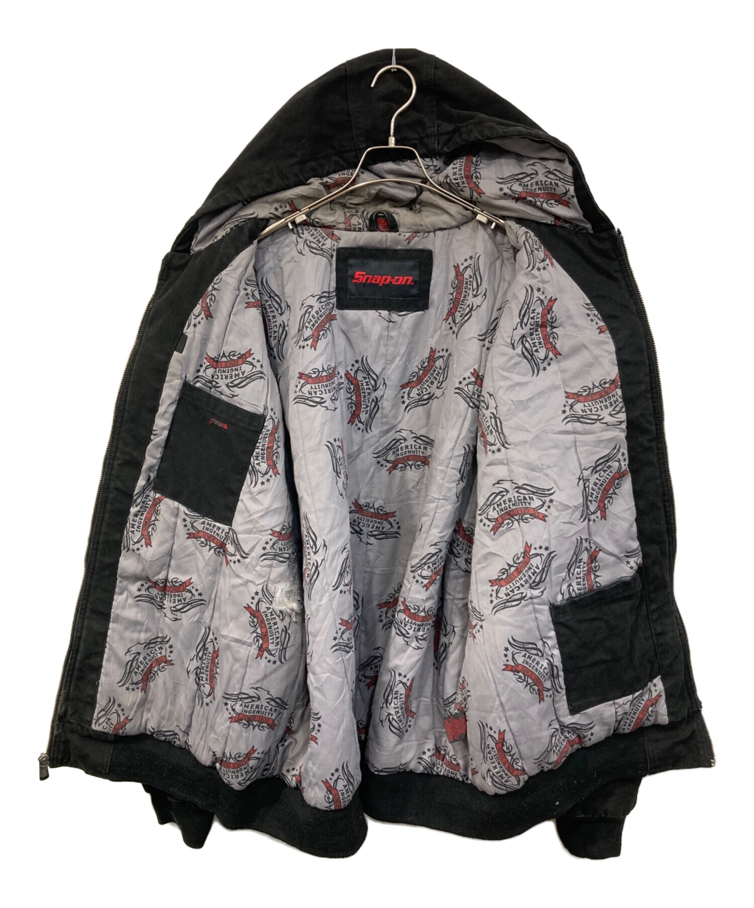 中古・古着通販】SNAP-ON (スナップオン) ダックジャケット ブラック
