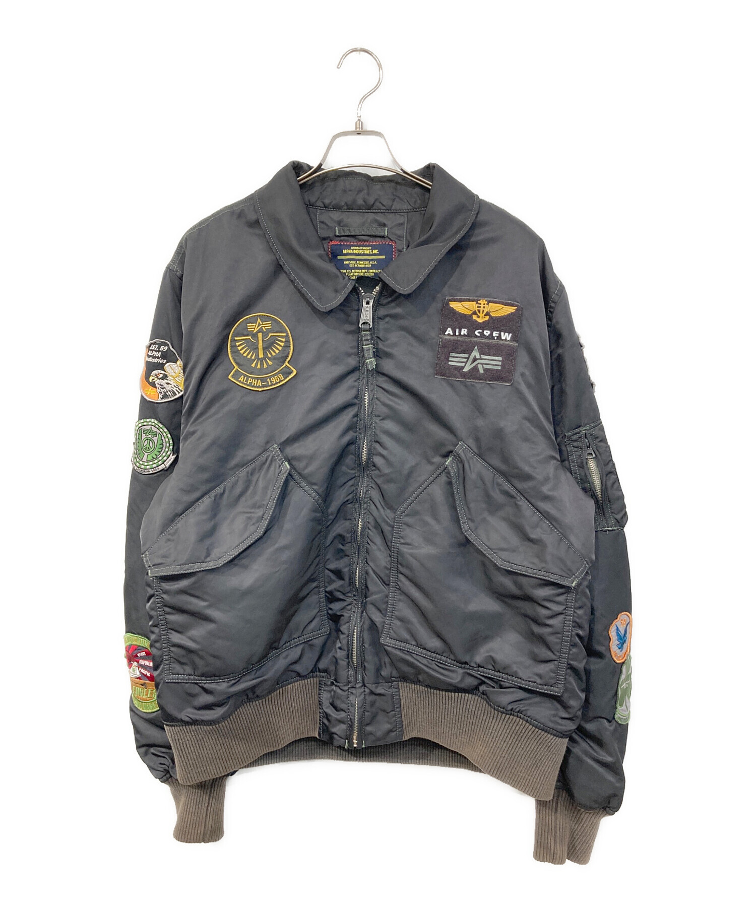 古着 アルファ ALPHA CWU-45/Pタイプ フライトジャケット メンズL 中古・古着通販】ALPHA (アルファ) CWU-45P フライトジャケット