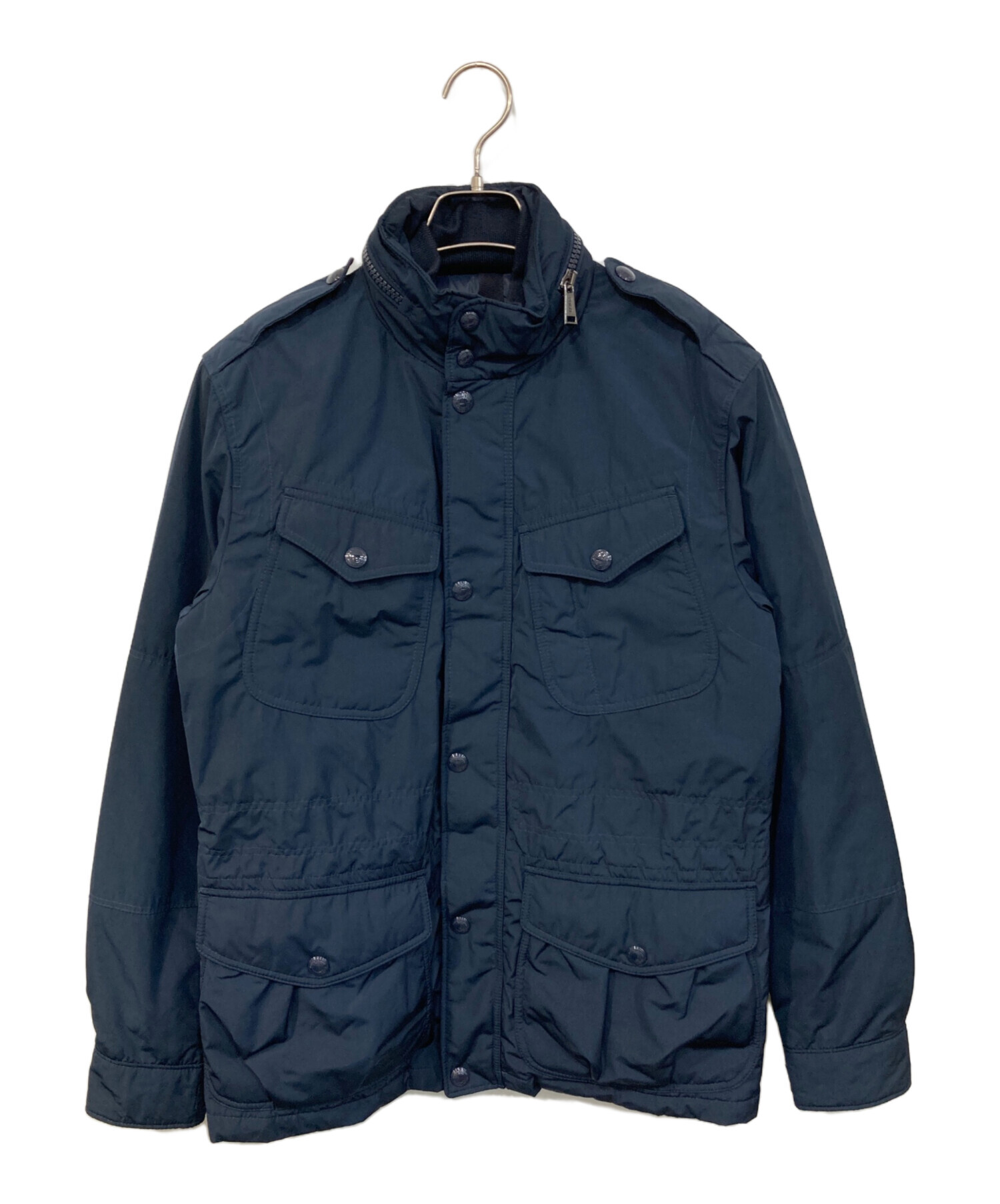 未使用品☆ポロラルフローレン M-65型 ダウンジャケット ネイビー M 濃紺 中古・古着通販】POLO RALPH LAUREN (ポロ・ラルフローレン) M-65型