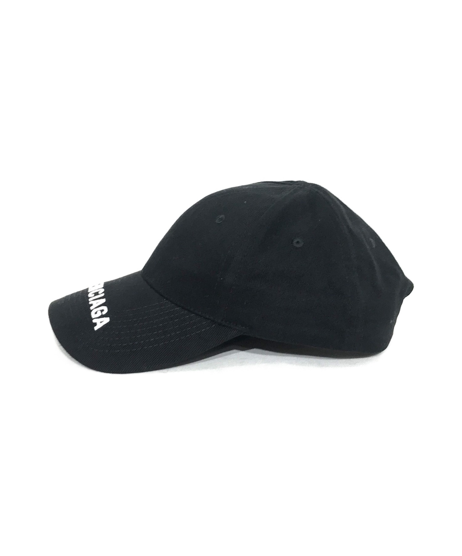 中古・古着通販】BALENCIAGA (バレンシアガ) HAT LOGO VISOR CAP 中古・古着通販】BALENCIAGA (バレンシアガ) HAT LOGO VISOR CAP