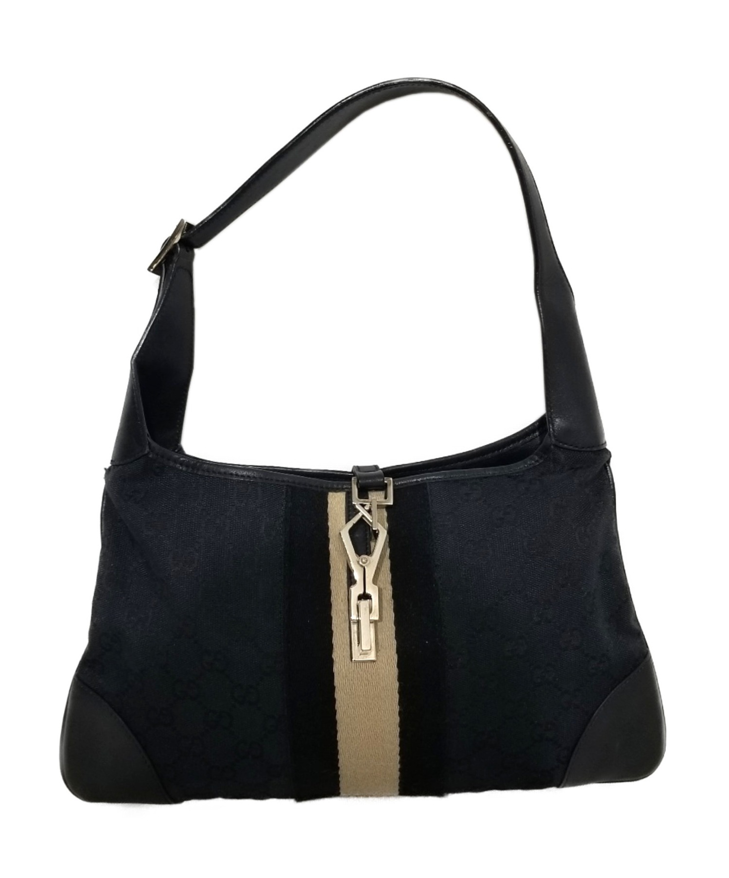 中古・古着通販】GUCCI (グッチ) ワンショルダーバッグ ブラック 001