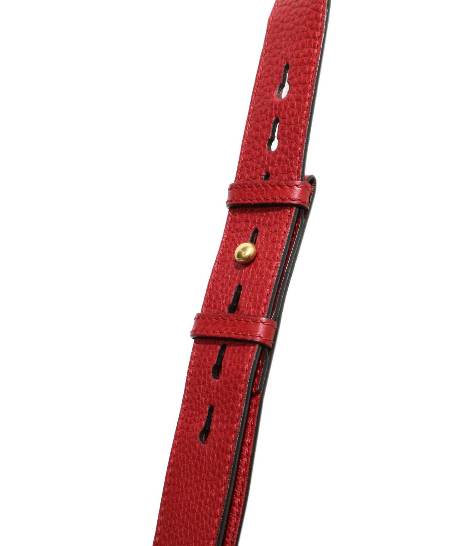 中古・古着通販】GUCCI (グッチ) ショルダーバッグ レッド 409154