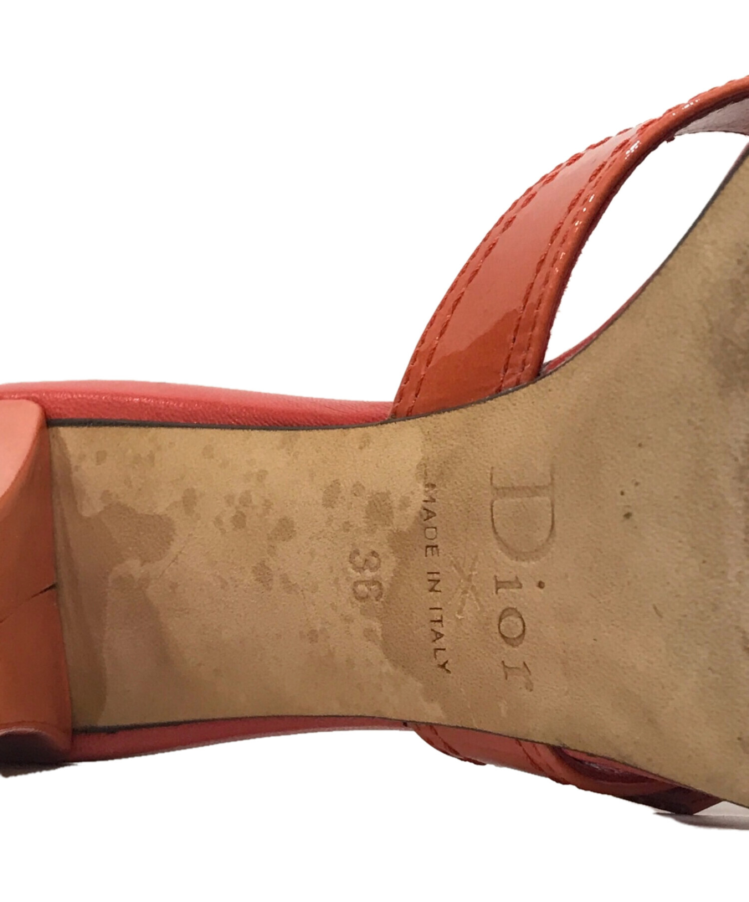 中古・古着通販】Dior (ディオール) サンダル オレンジ サイズ:36