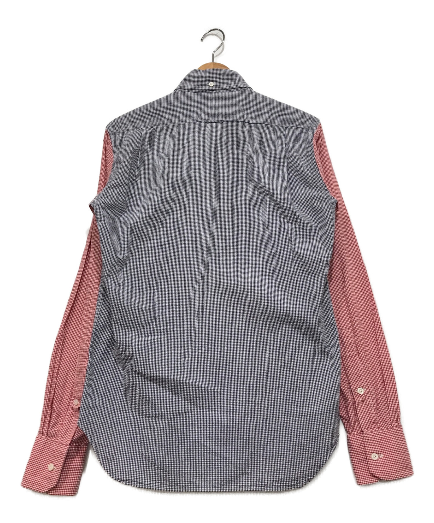 中古・古着通販】Thom Browne (トムブラウン) 切替ギンガムチェック