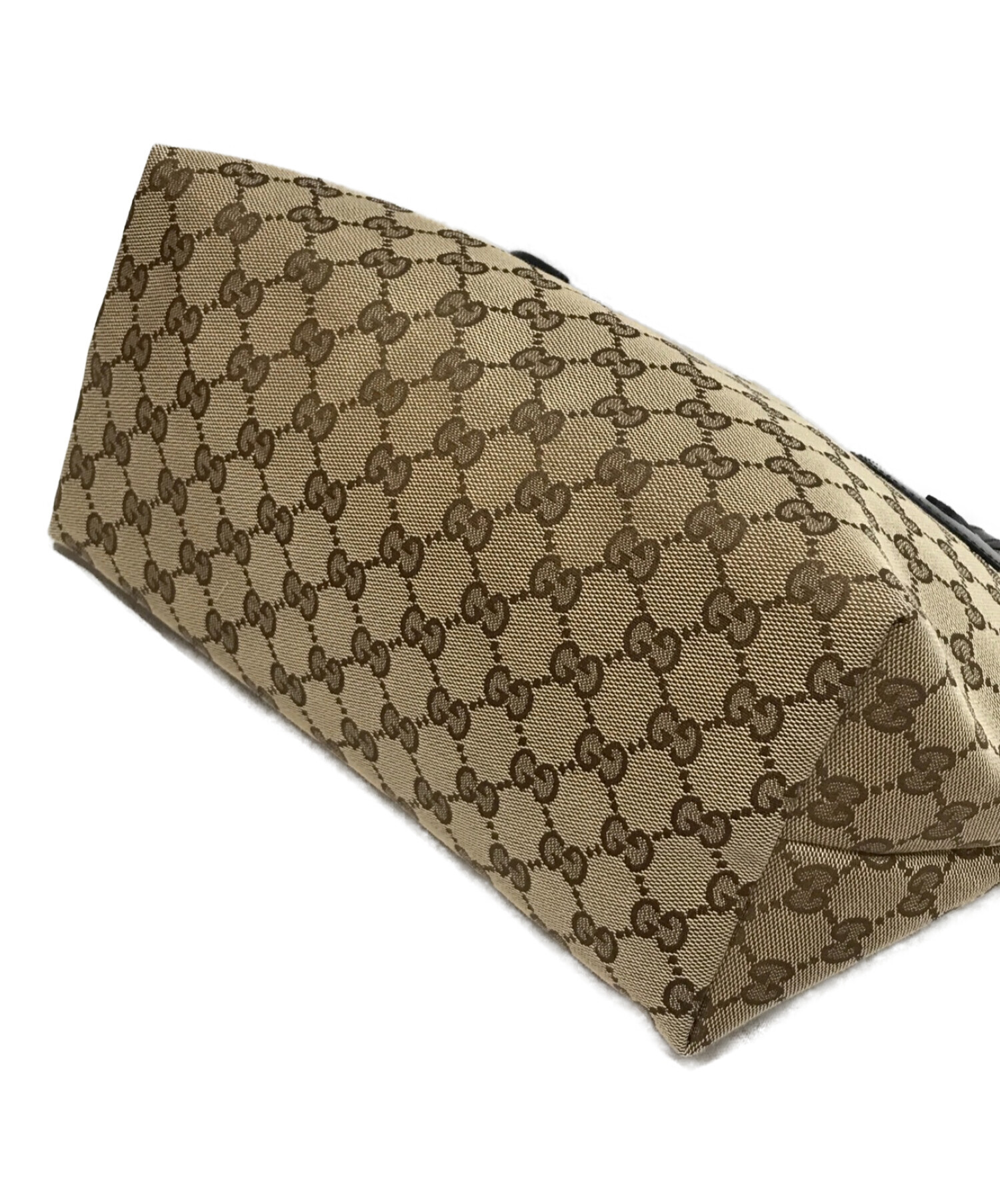 中古・古着通販】GUCCI (グッチ) GGキャンバス エナメル トートバッグ