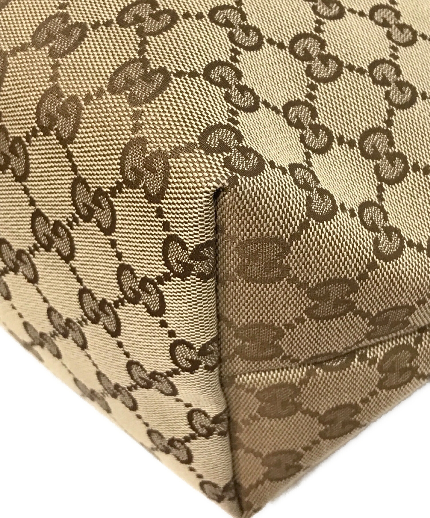 中古・古着通販】GUCCI (グッチ) GGキャンバス エナメル トートバッグ 