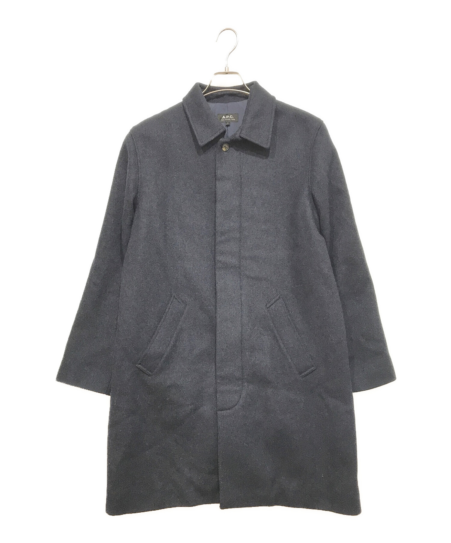 A.P.C. ネイビー ウールコート A.P.C. アーペーセー ウールチェスター