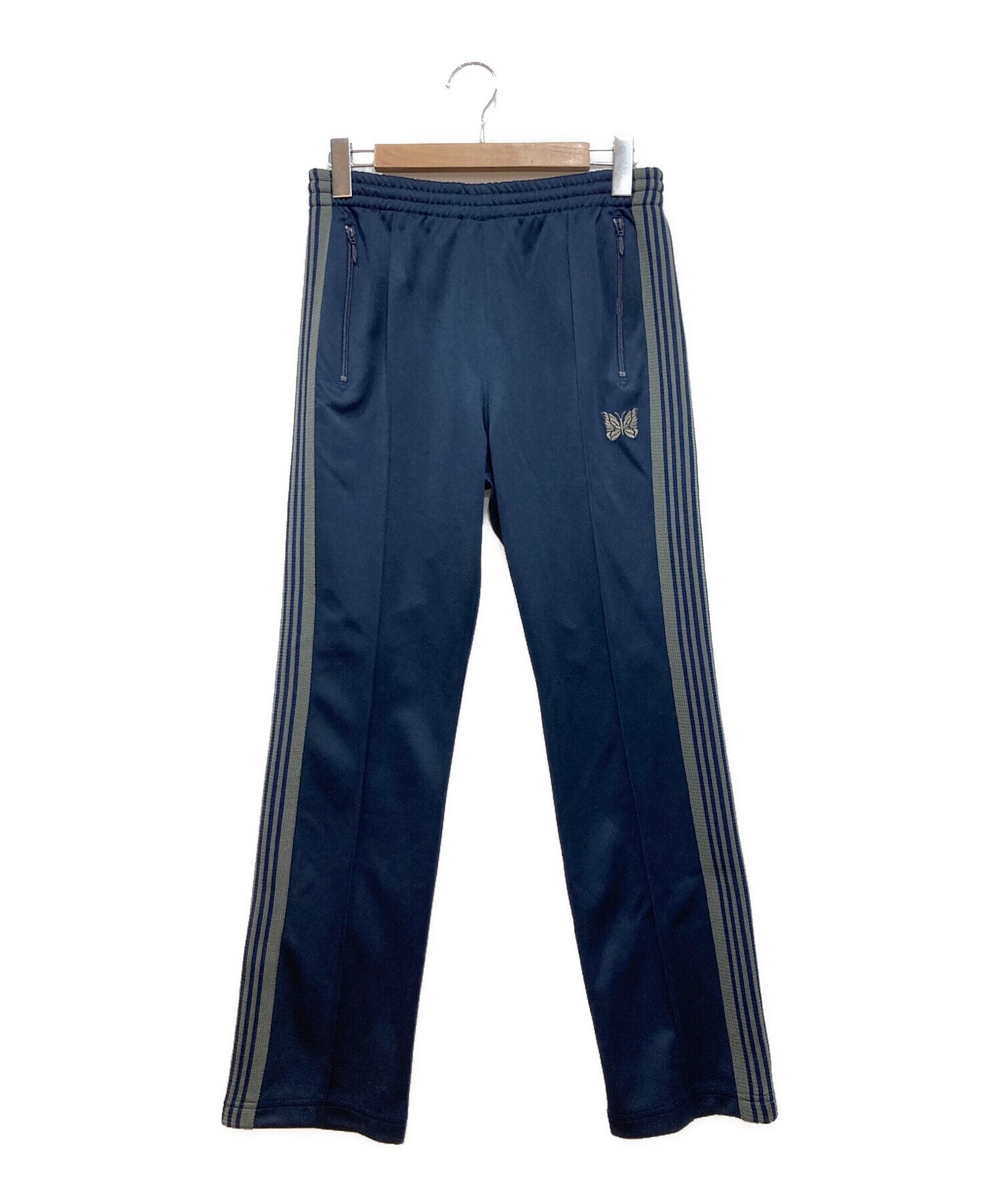 中古・古着通販】Needles (ニードルズ) ナロートラックパンツ ネイビー  