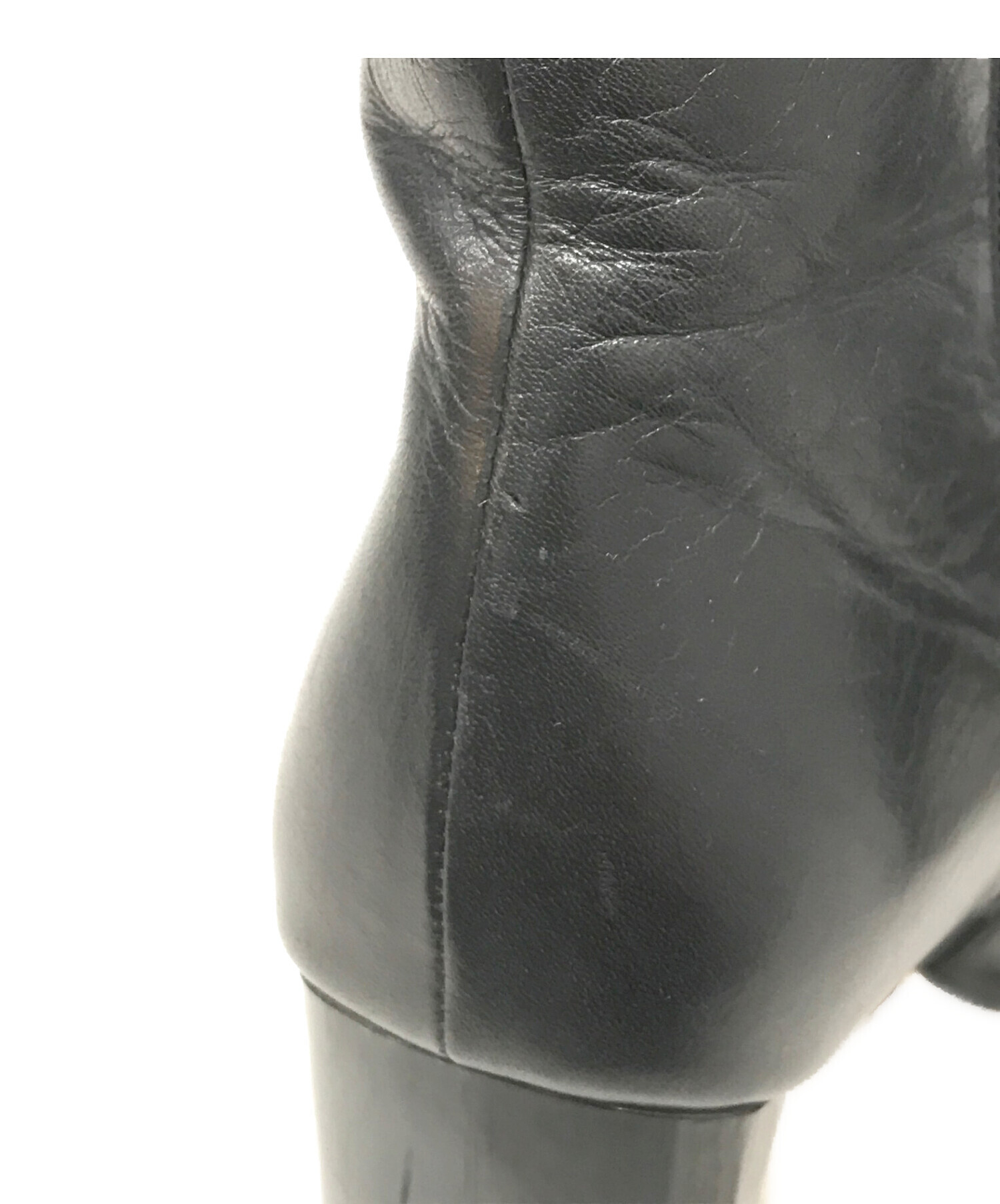 BALENCIAGA ブラック ブーツ　36ハーフ　スクエアトゥ 楽天市場】【中古】BALENCIAGAスクエアトゥショートブーツ 623924