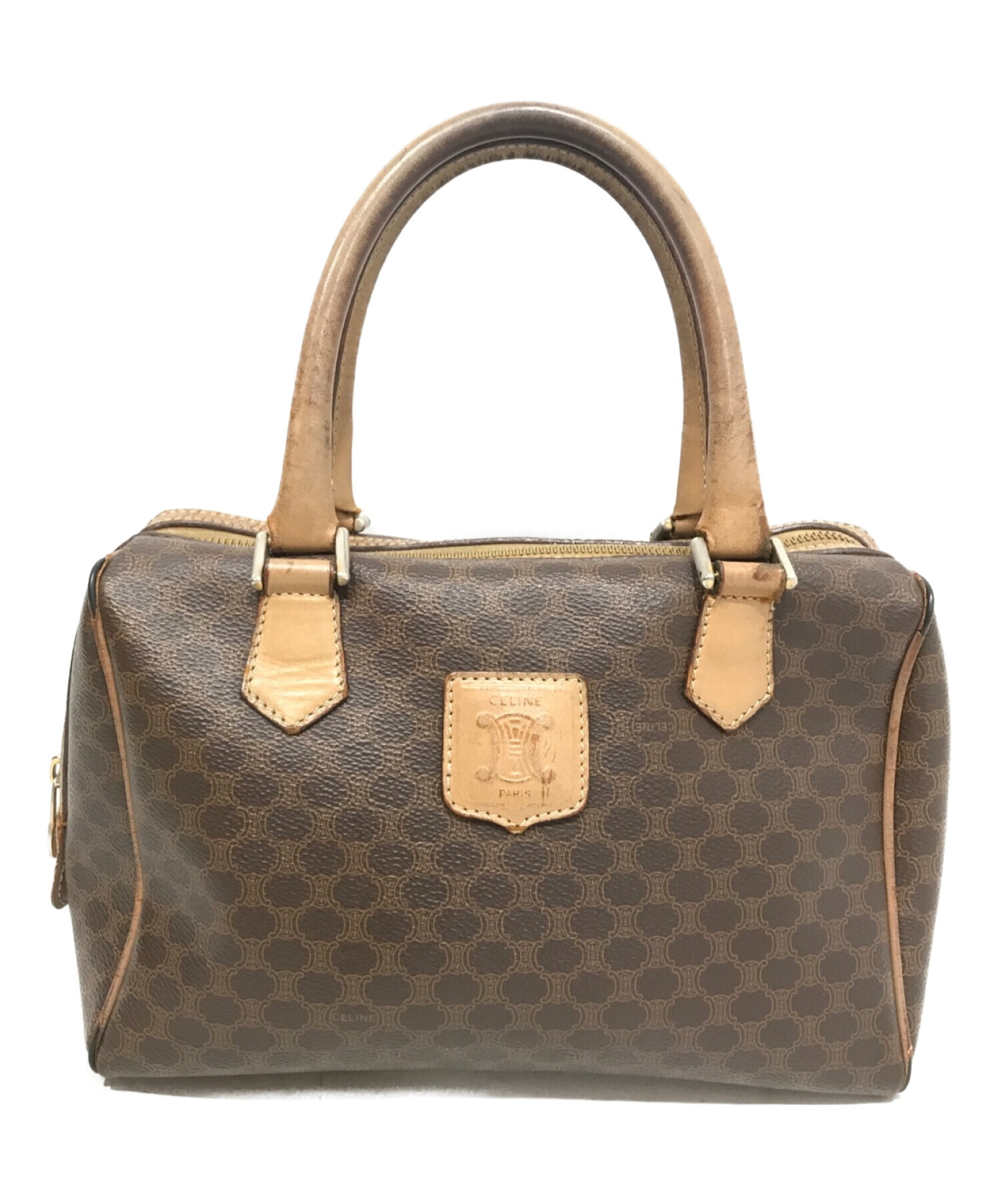 中古・古着通販】CELINE (セリーヌ) マカダム柄ミニボストンバッグ 