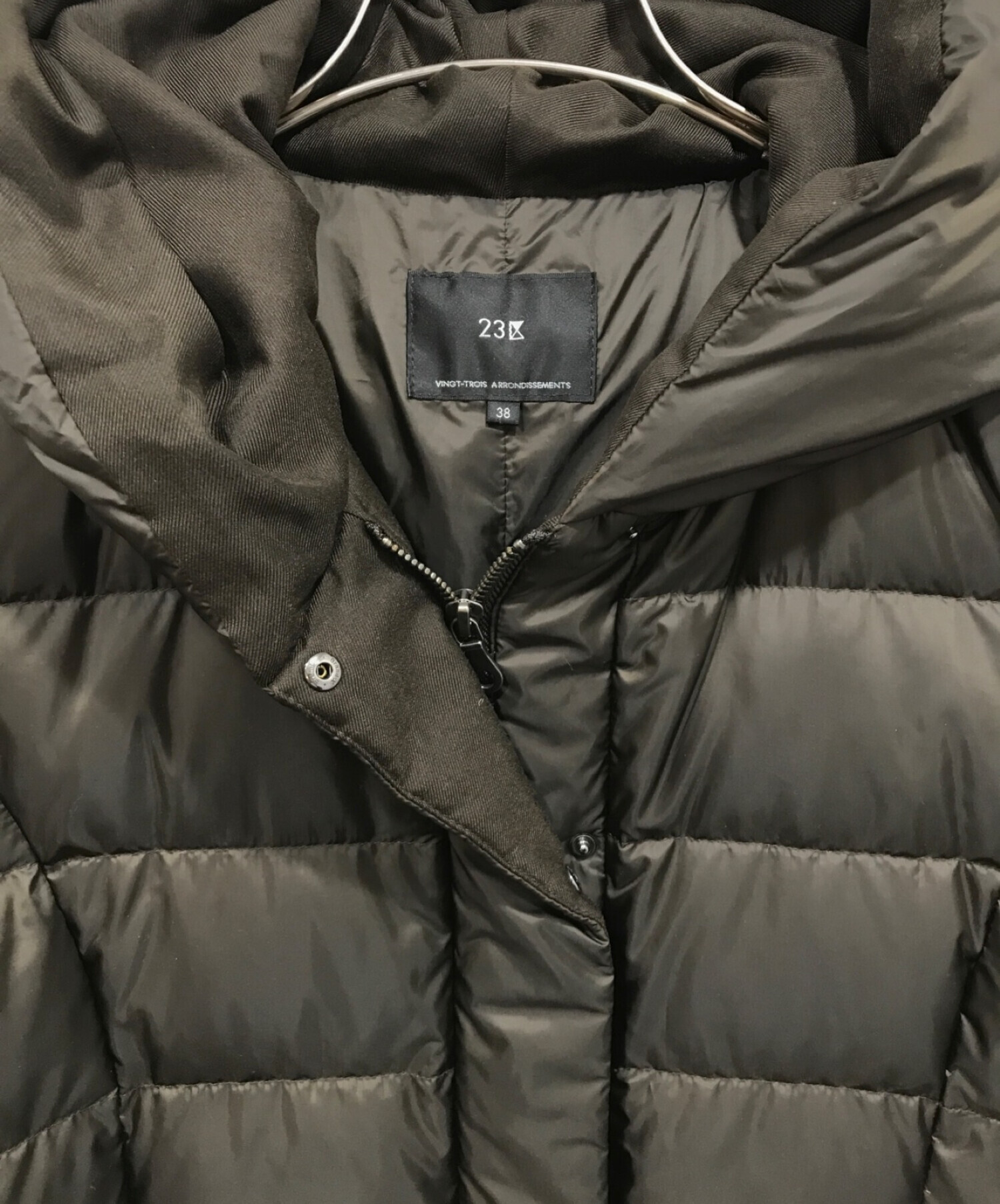 中古・古着通販】23区 (ニジュウサンク) シレータフタ ショート ダウン