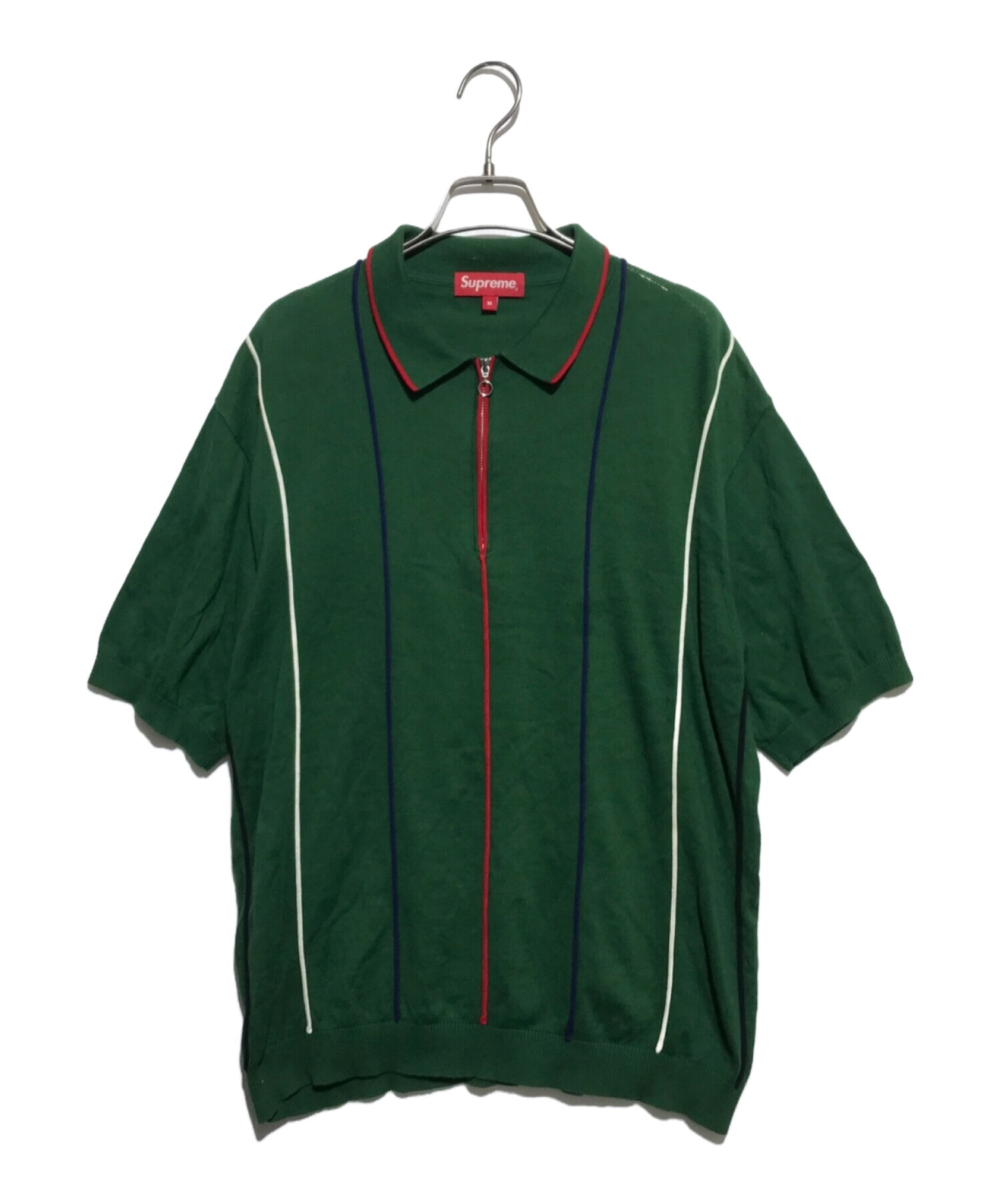 Supreme グリーン ポロシャツ