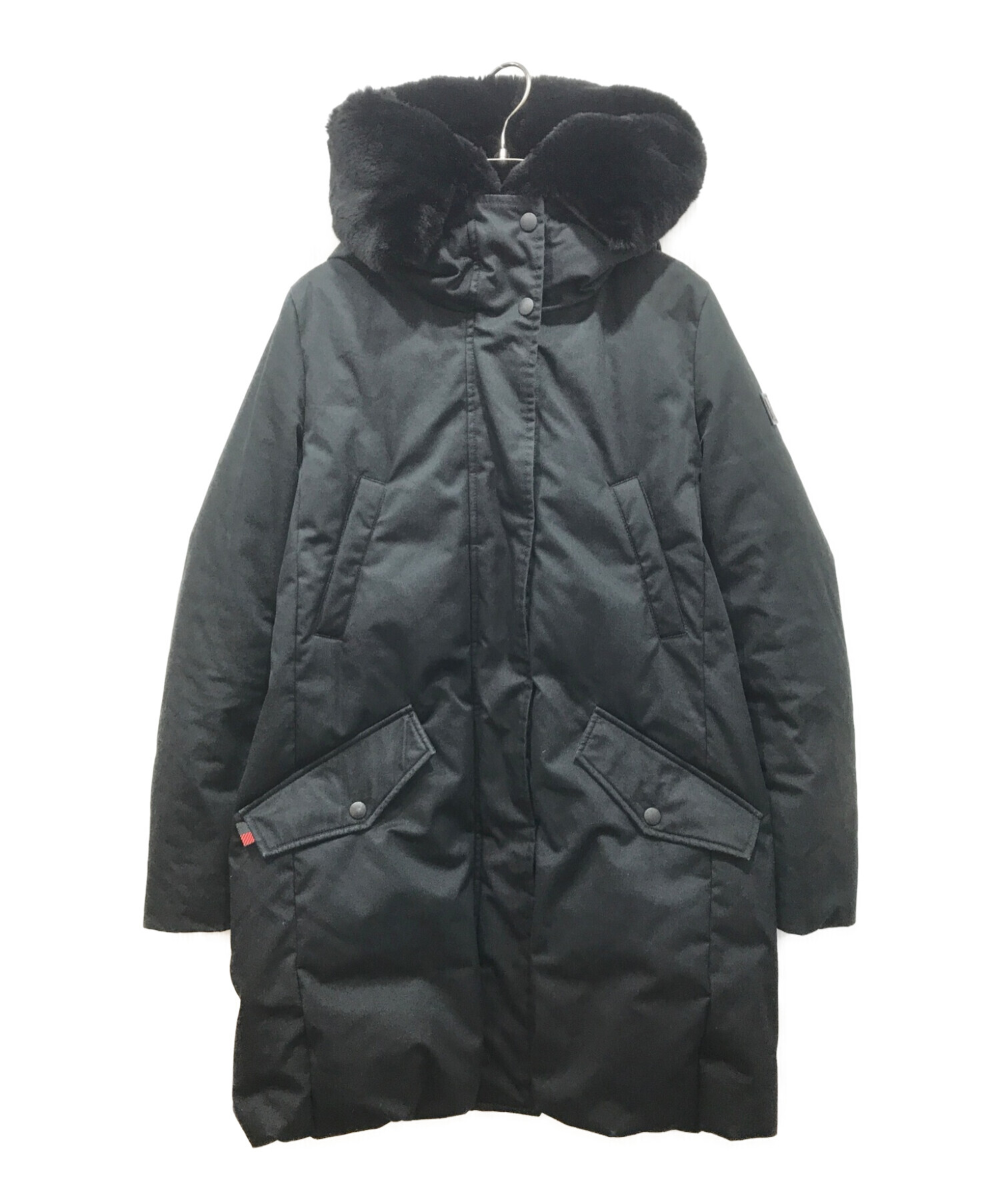 中古・古着通販】WOOLRICH (ウールリッチ) コクーンパーカ ブラック 