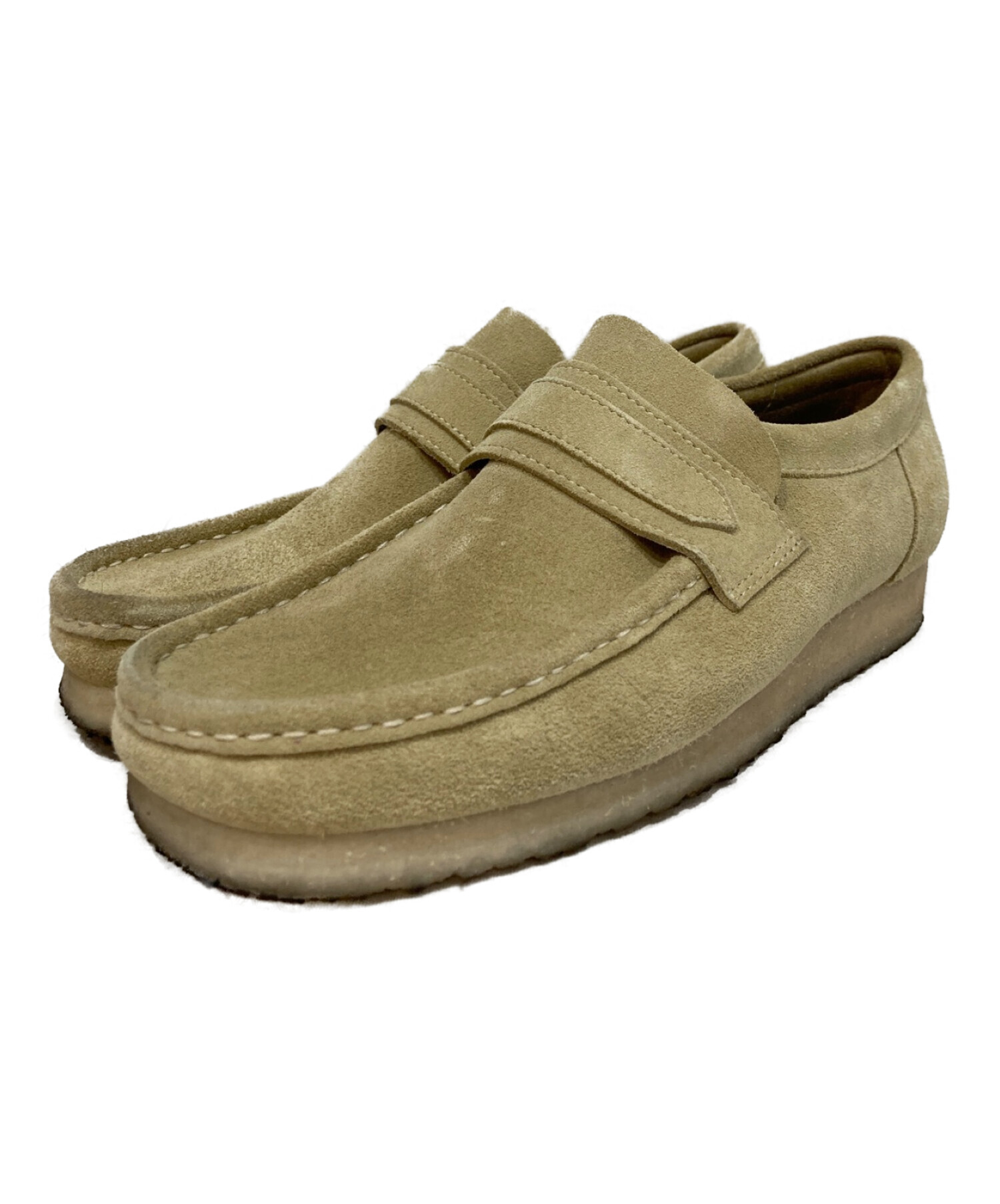 Clarks Originals ベージュ　ワラビー　ローファー CLARKS ORIGINALSのアーカイブコレクションから「ワラビーローファー