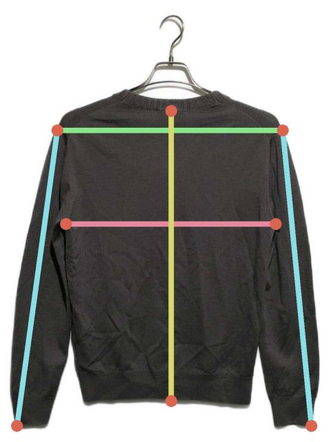 中古・古着通販】Cruciani (クルチアーニ) ウールニットカーディガン