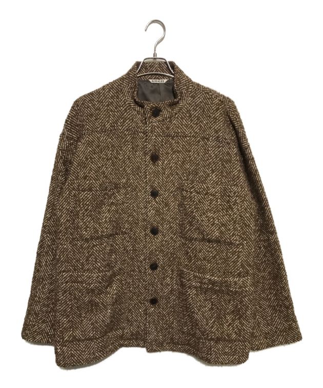 オーラリー auralee ウール　アルパカ　ツイード　新品未使用 中古・古着通販】AURALEE (オーラリー) WOOL ALPACA HERINGBONE TWEED