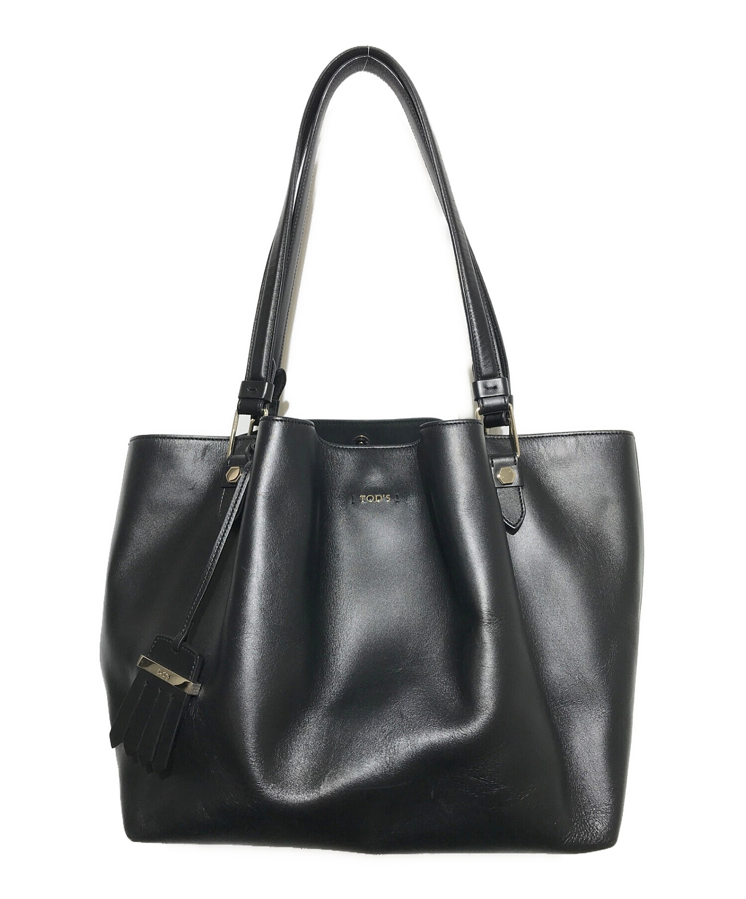 TOD'S トッズパイソンハンドバッグフラワーバッグ