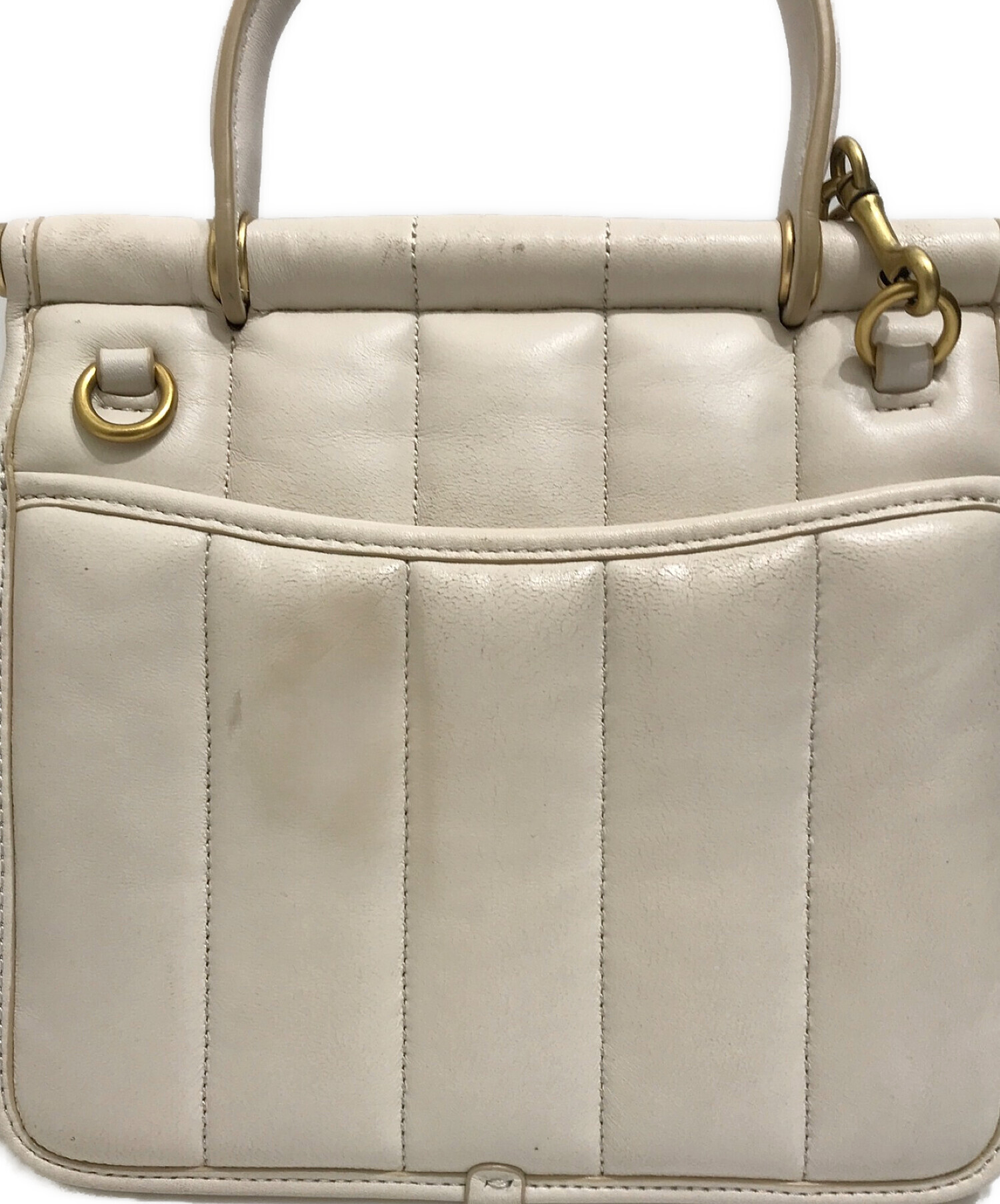 中古・古着通販】COACH (コーチ) キルティングショルダーバッグ 
