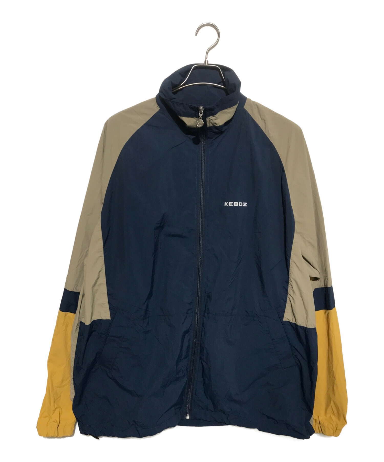中古・古着通販】KEBOZ (ケボズ) ナイロンジャケット ネイビー 中古・古着通販】KEBOZ (ケボズ) ナイロンジャケット ネイビー