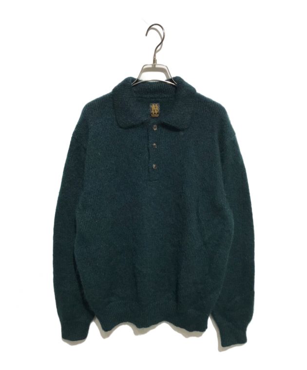 BATONER PURE MOHAIR 100% POLO グリーン 中古・古着通販】BATONER (バトナ―) PURE MOHAIR POLO グリーン サイズ
