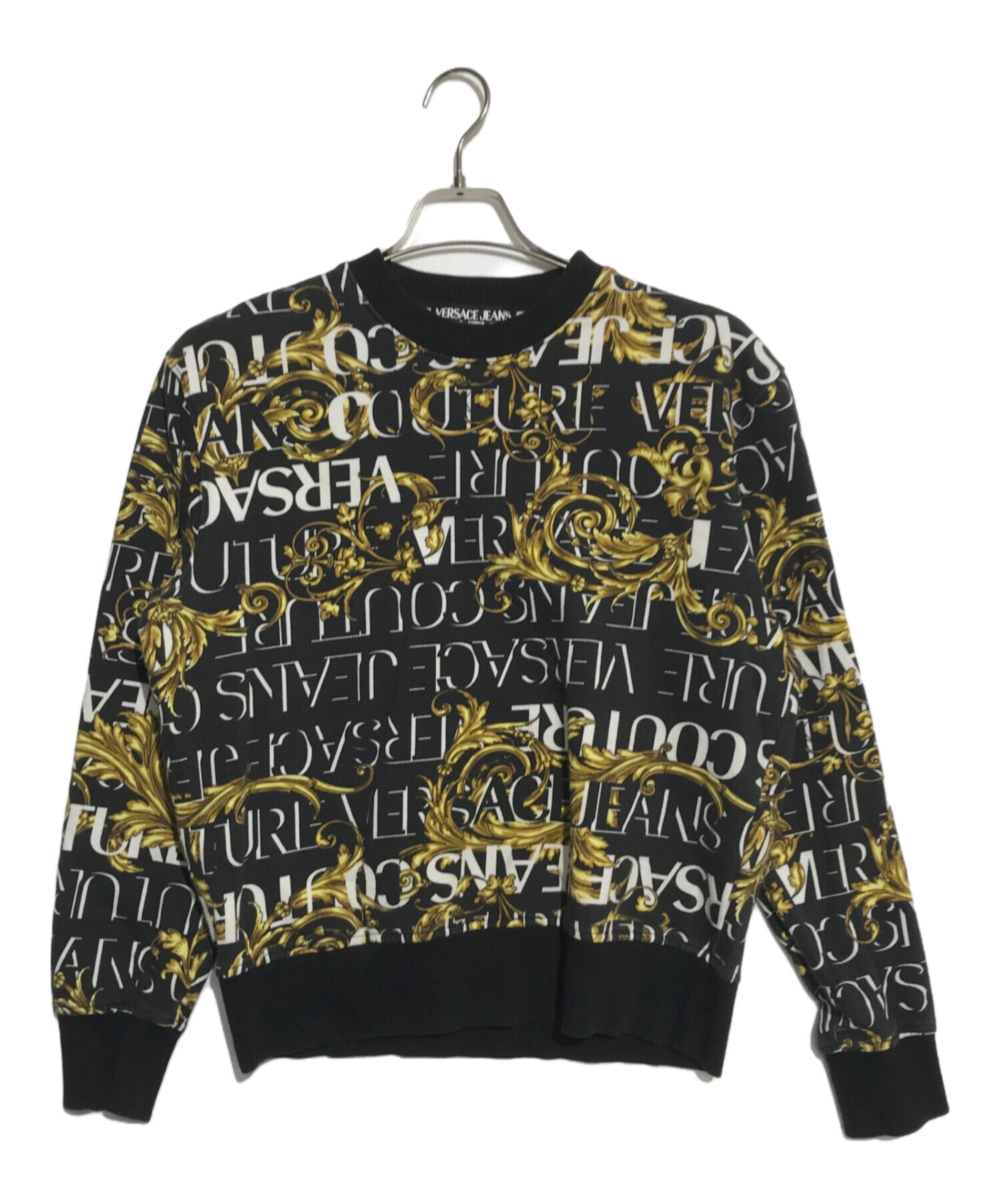 中古・古着通販】VERSACE (ヴェルサーチ) バロック柄クルーネックッ 