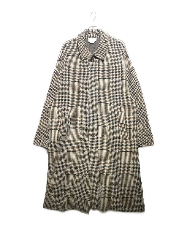 中古・古着通販】YOKE (ヨーク) GUN CLUB CHECK COAT ブラウン サイズ