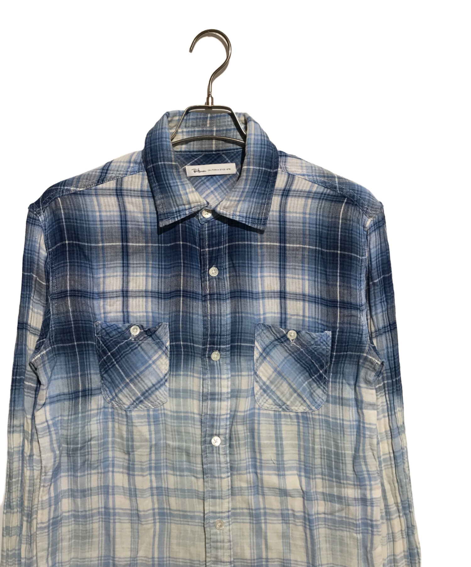 ロンハーマン RHC☆長袖シャツ チェック柄 コットン Organic Cotton