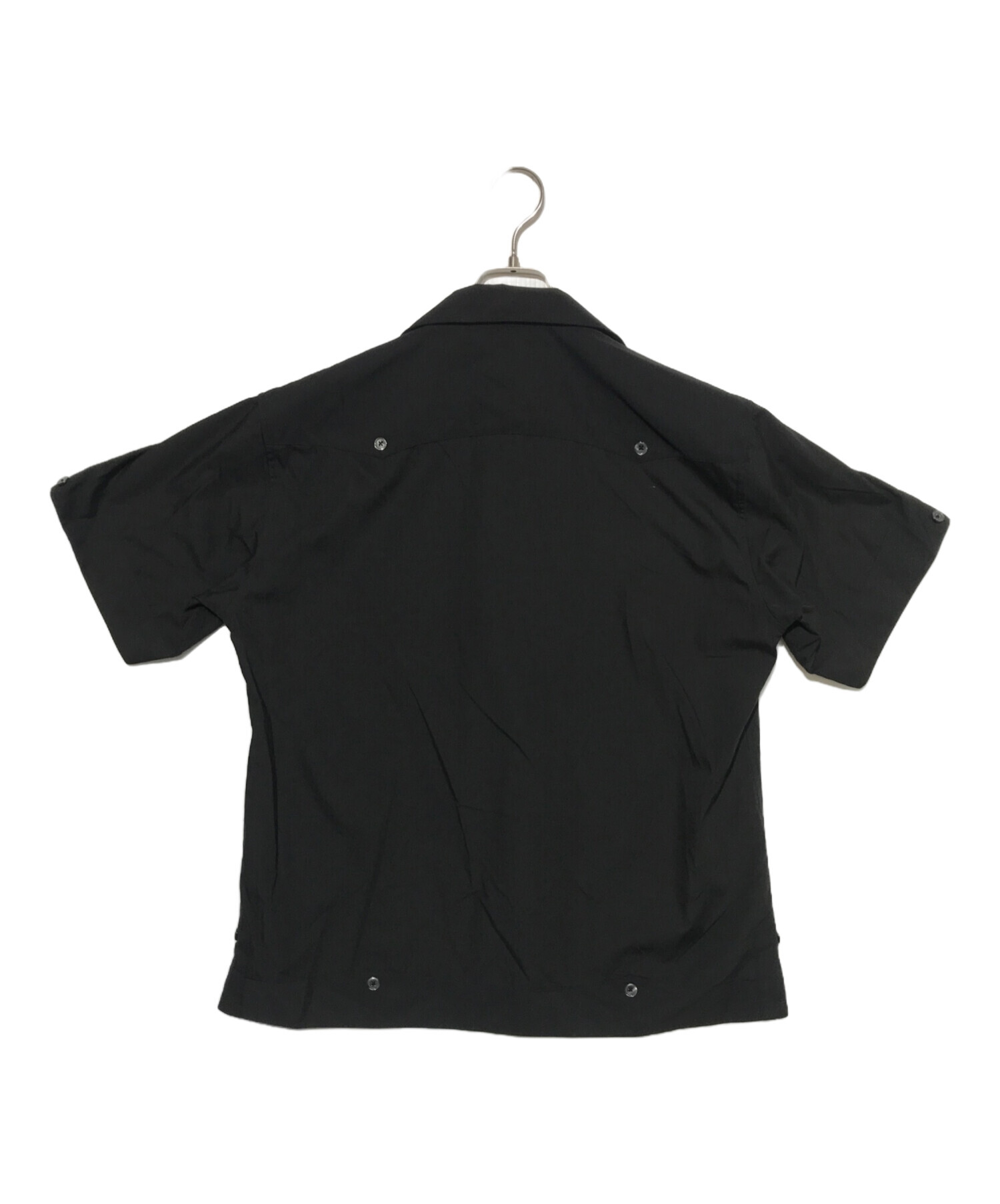 中古・古着通販】Schott (ショット) BRAID CUBA SHIRT ブラック サイズ 