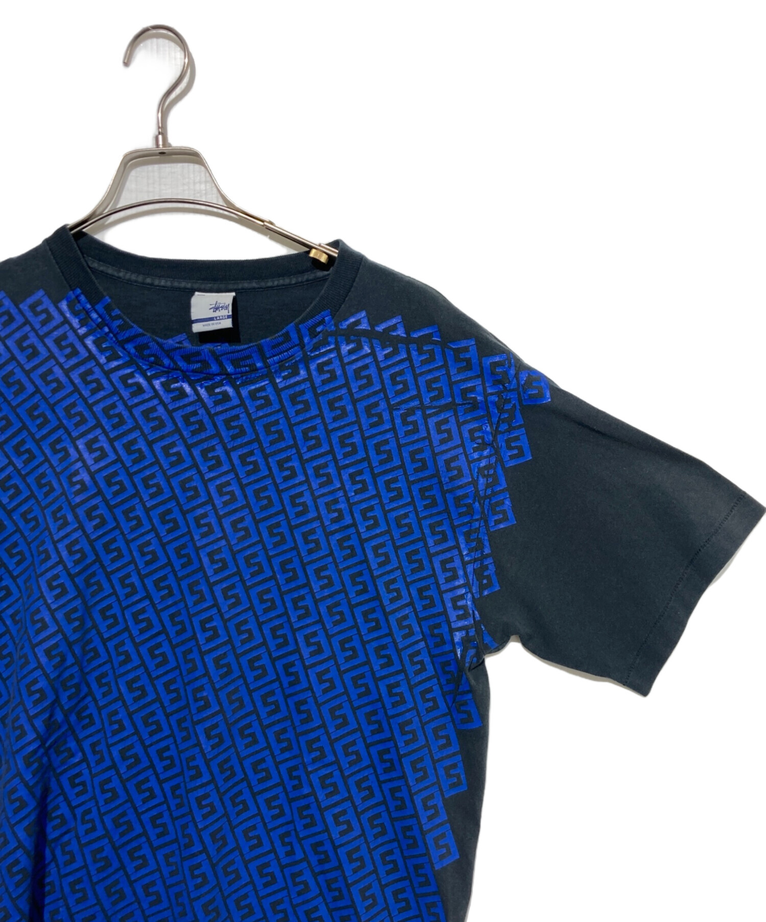 中古・古着通販】stussy (ステューシー) パロディロゴTシャツ ブラック 