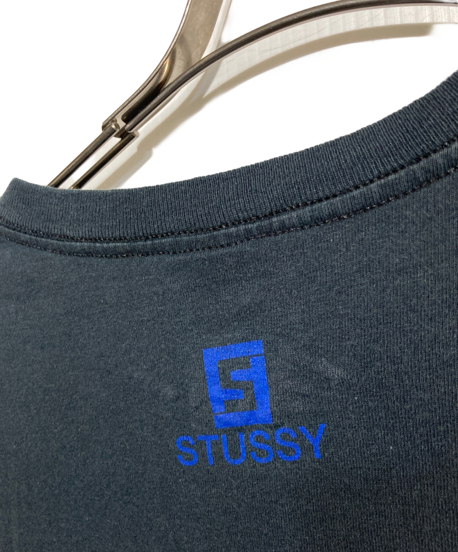 中古・古着通販】stussy (ステューシー) パロディロゴTシャツ ブラック 